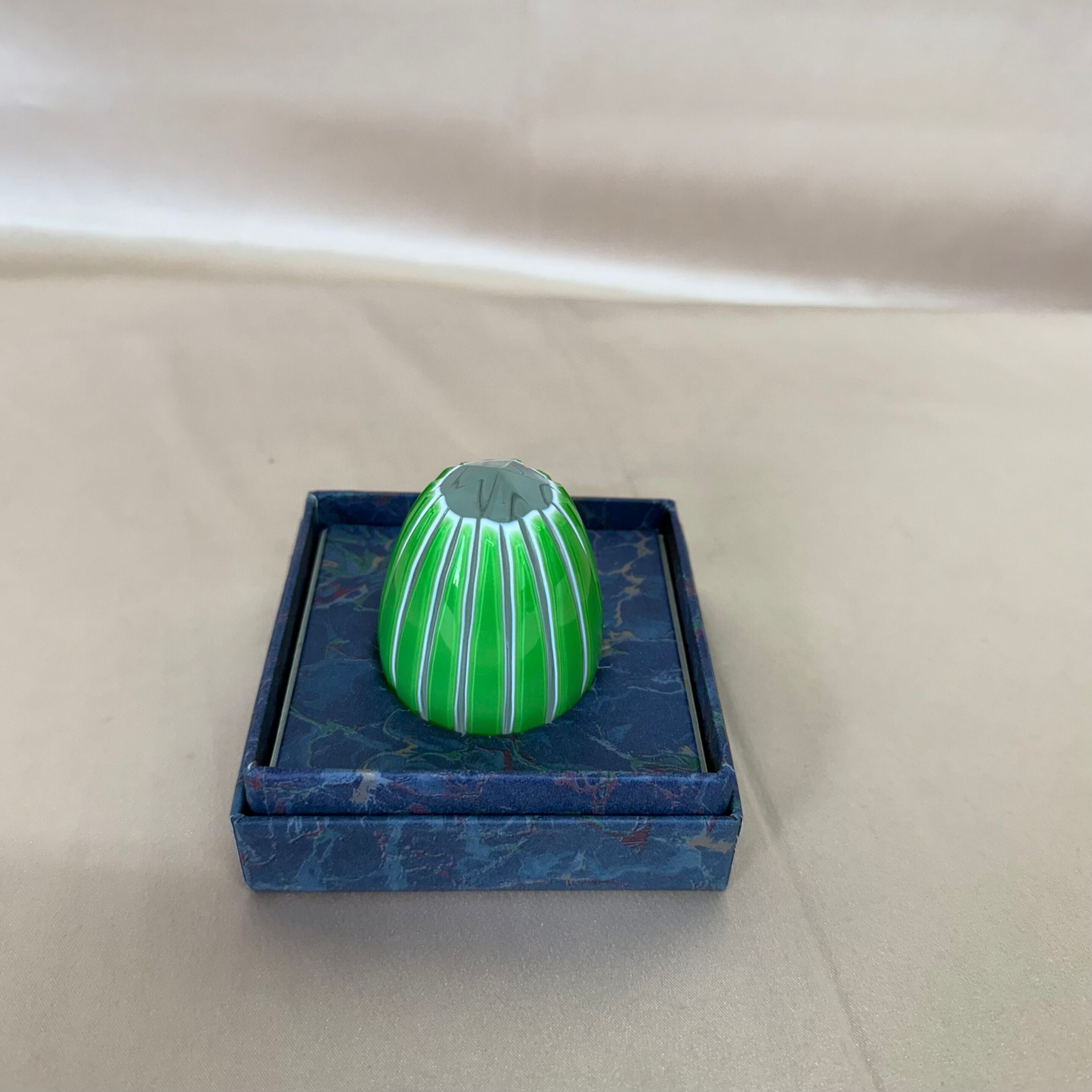 Saint-Louis Crystal Berlingot Rouge Egg