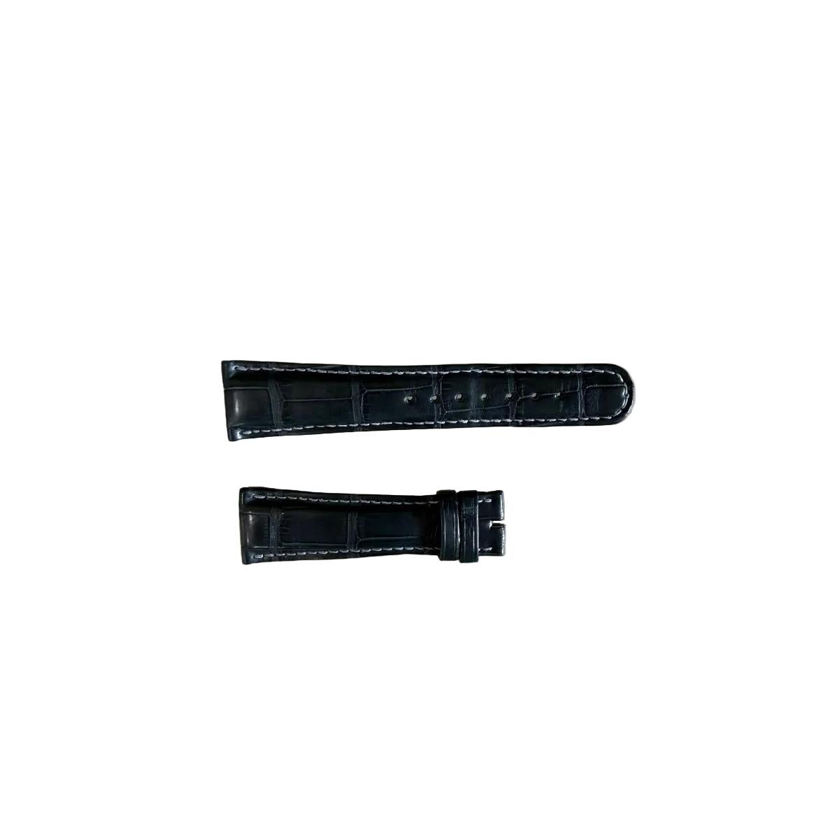 Authentic A. Lange & Sohne Dark Green Crocodile Watch Strap Band 22mm