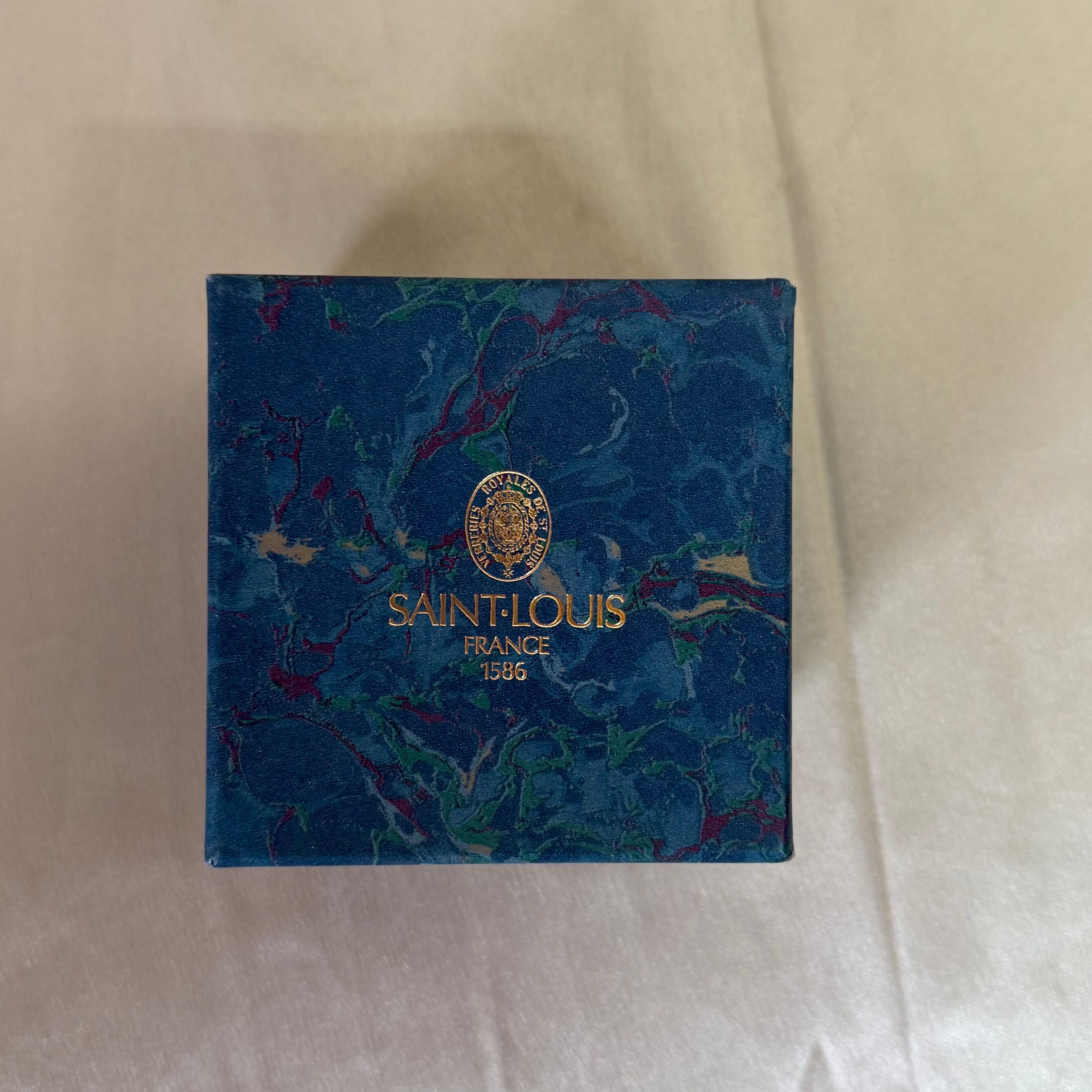 Saint-Louis Crystal Toupie Verte Egg