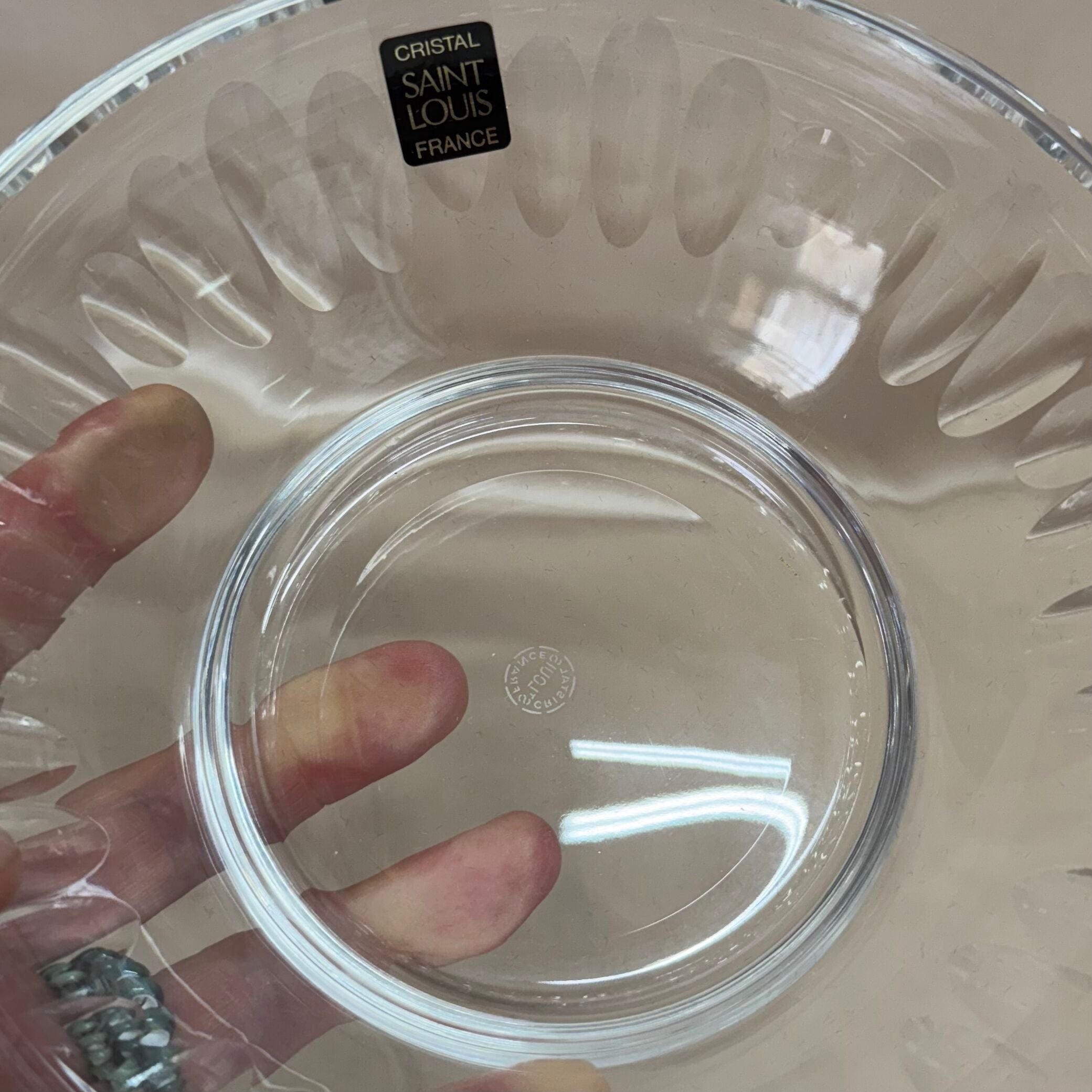 Saint-Louis Crystal Harmonie Clear Bowl