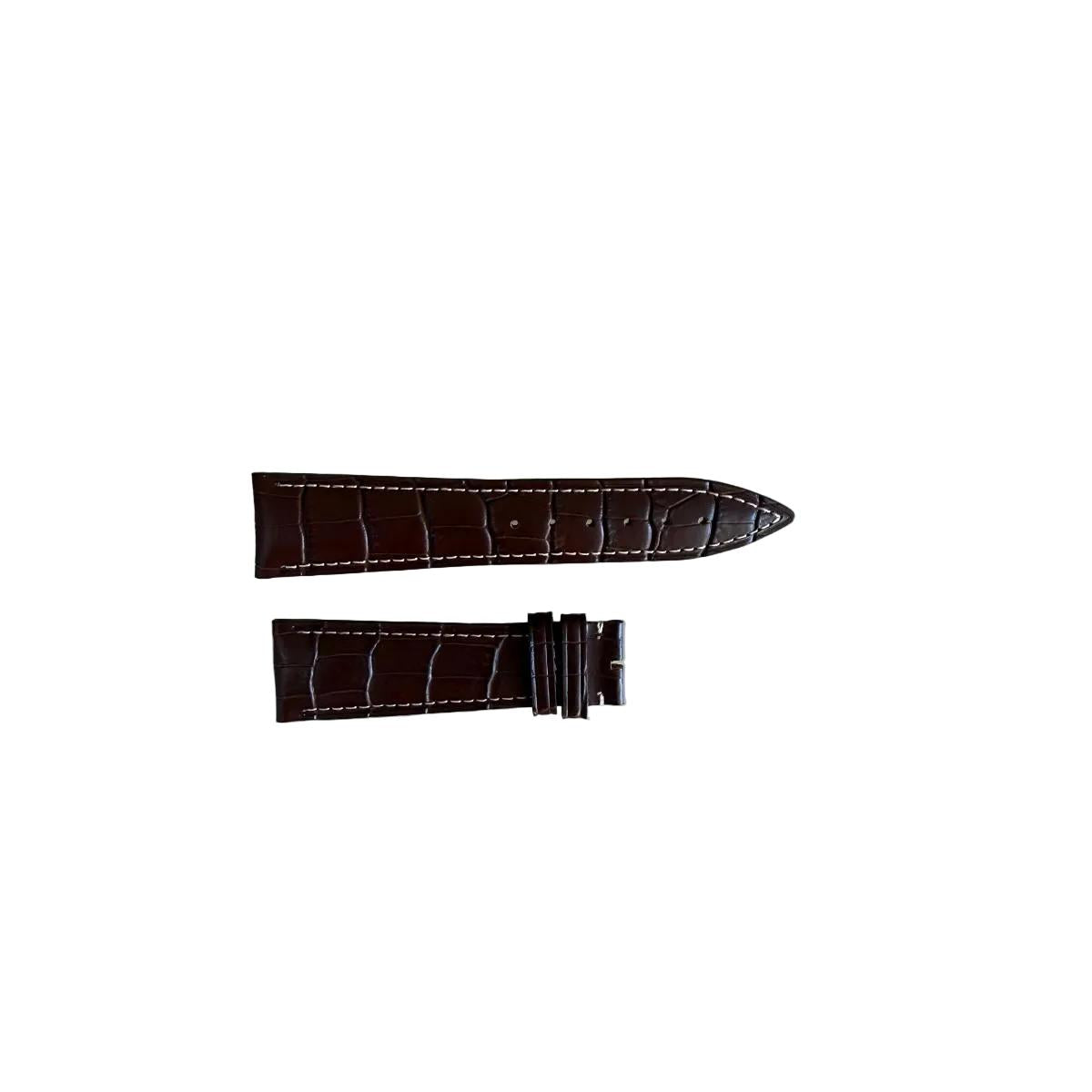 Authentic Frederique Constant Crocodile Calfskin Leather Watch Strap Band 22mm