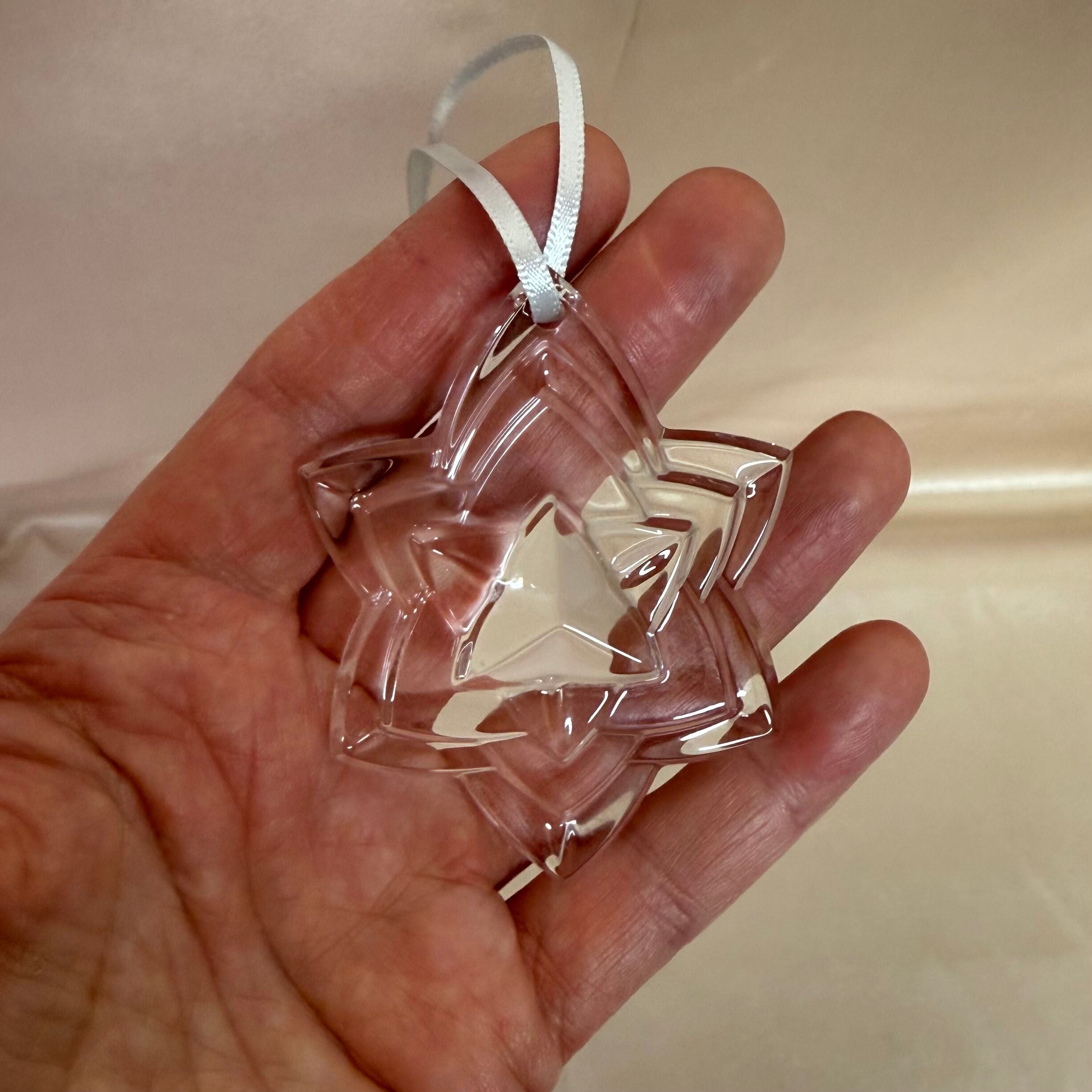 Baccarat Crystal Noel Silver Annual Ornament 2018 2812248