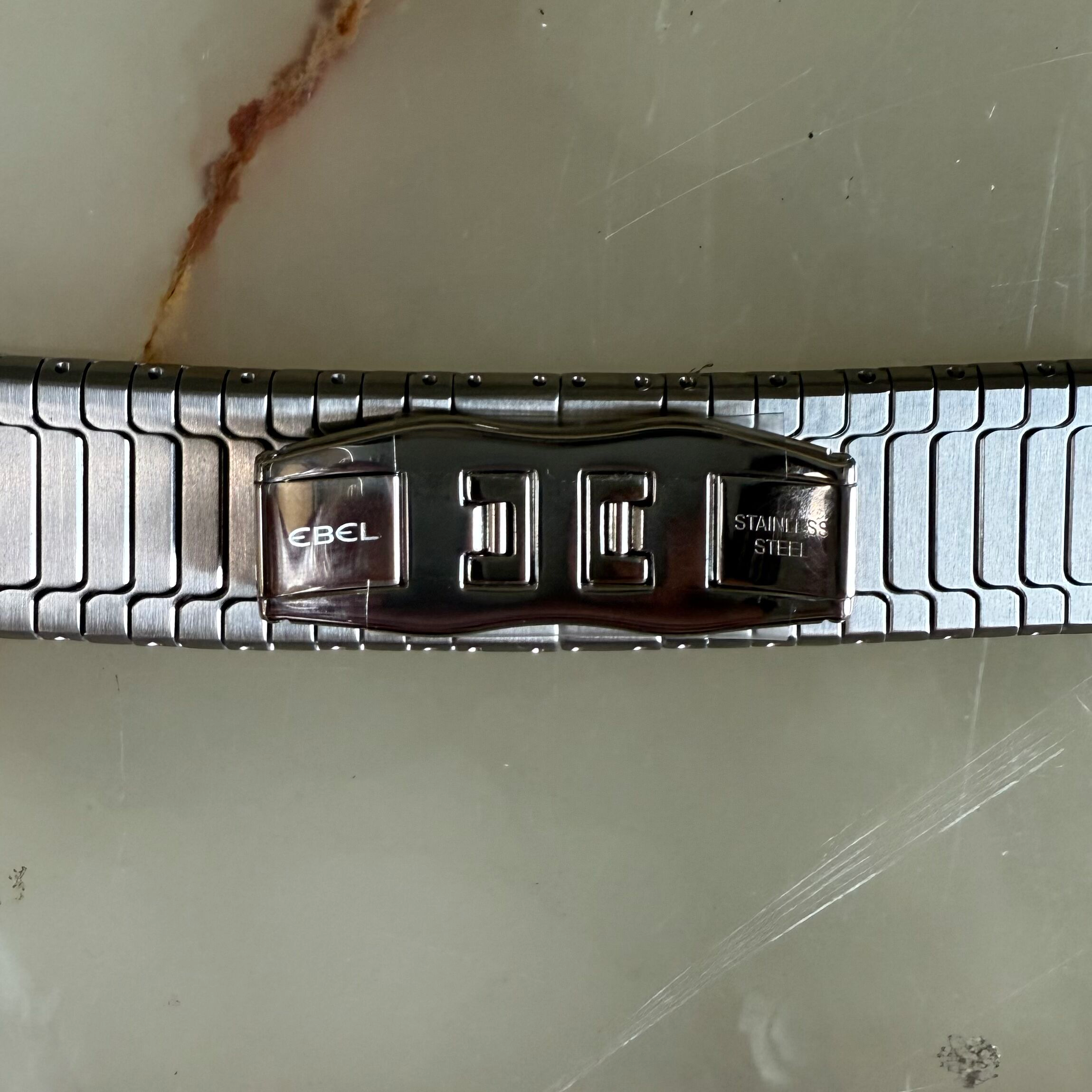 Authentic Ebel Stainless Steel Watch Bracelet 20mm