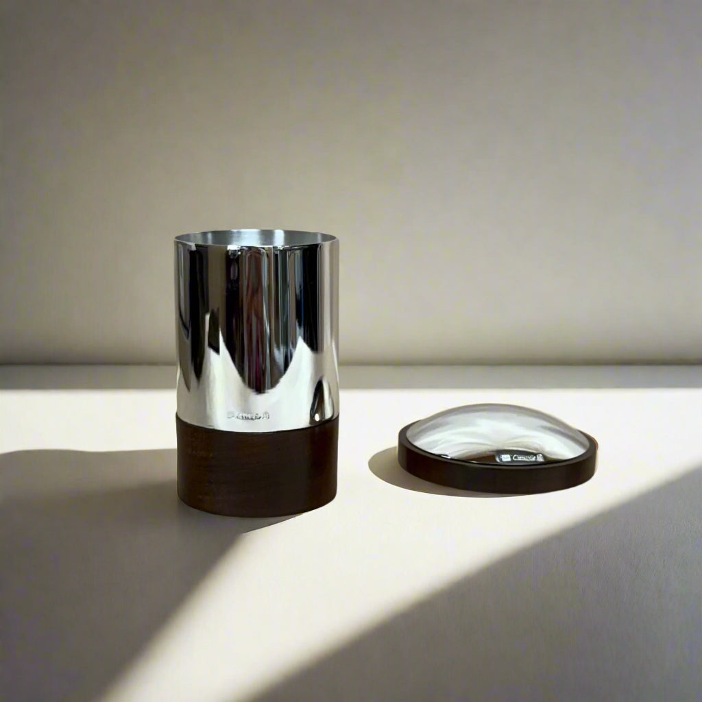 Christofle Silver Plated Uni Desk Set Pencil Holder and Paperweight B0425304602