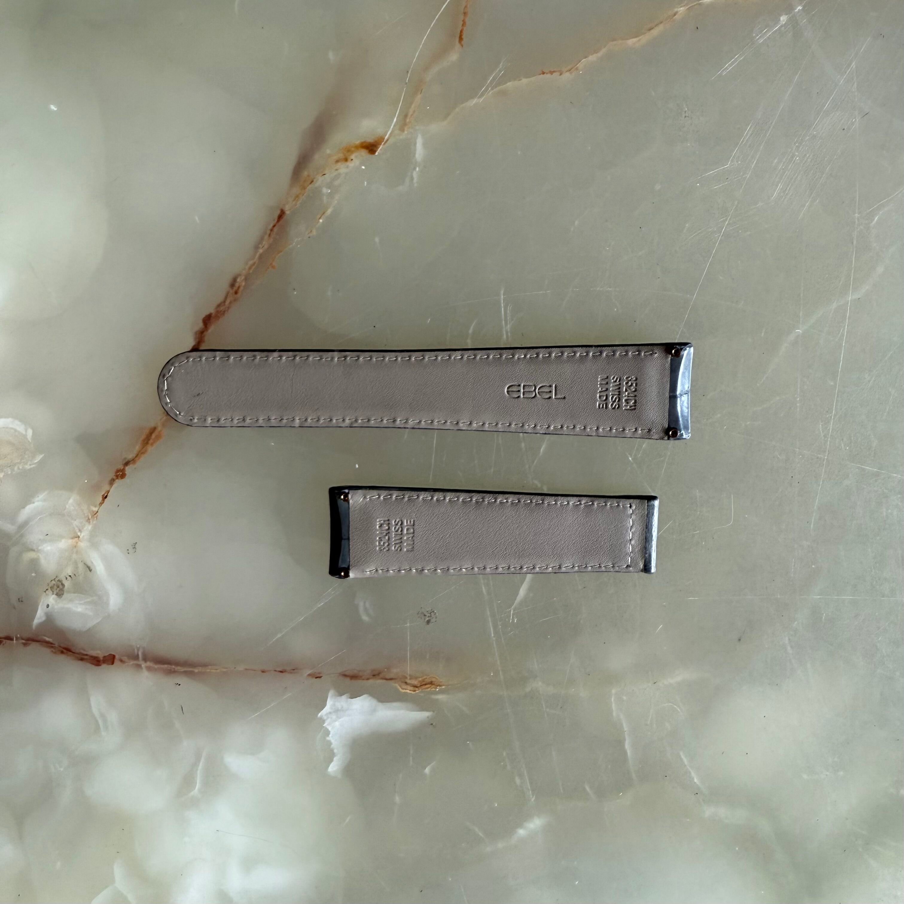 Authentic Ebel Grey Crocodile Watch Strap Band 21mm 3524CH