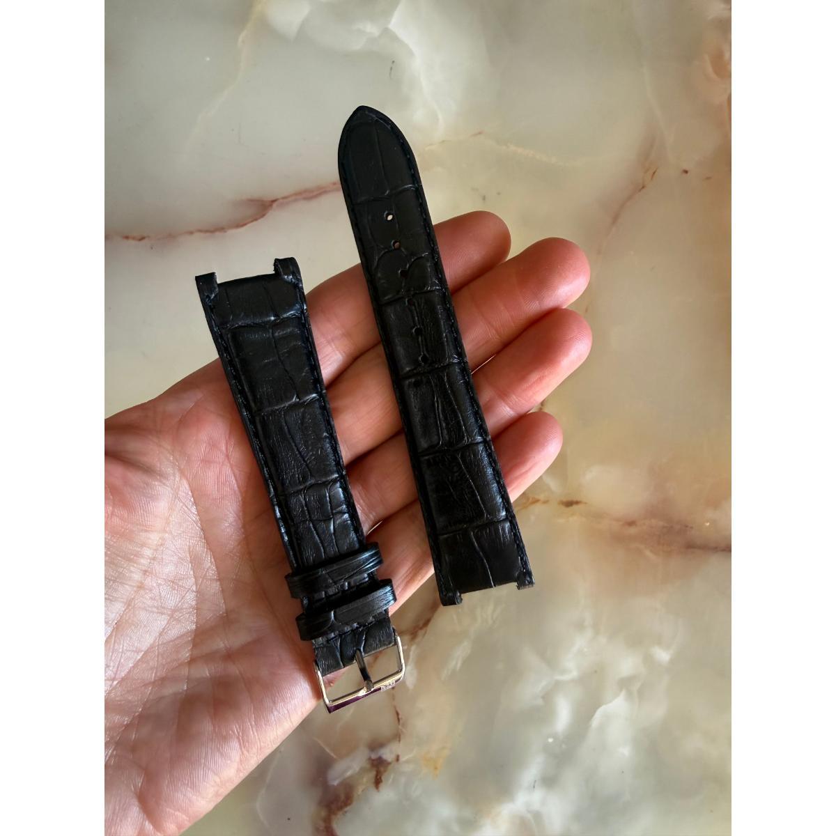 Authentic Frederique Constant Crocodile Calfskin Watch Strap Band 21mm w Buckle