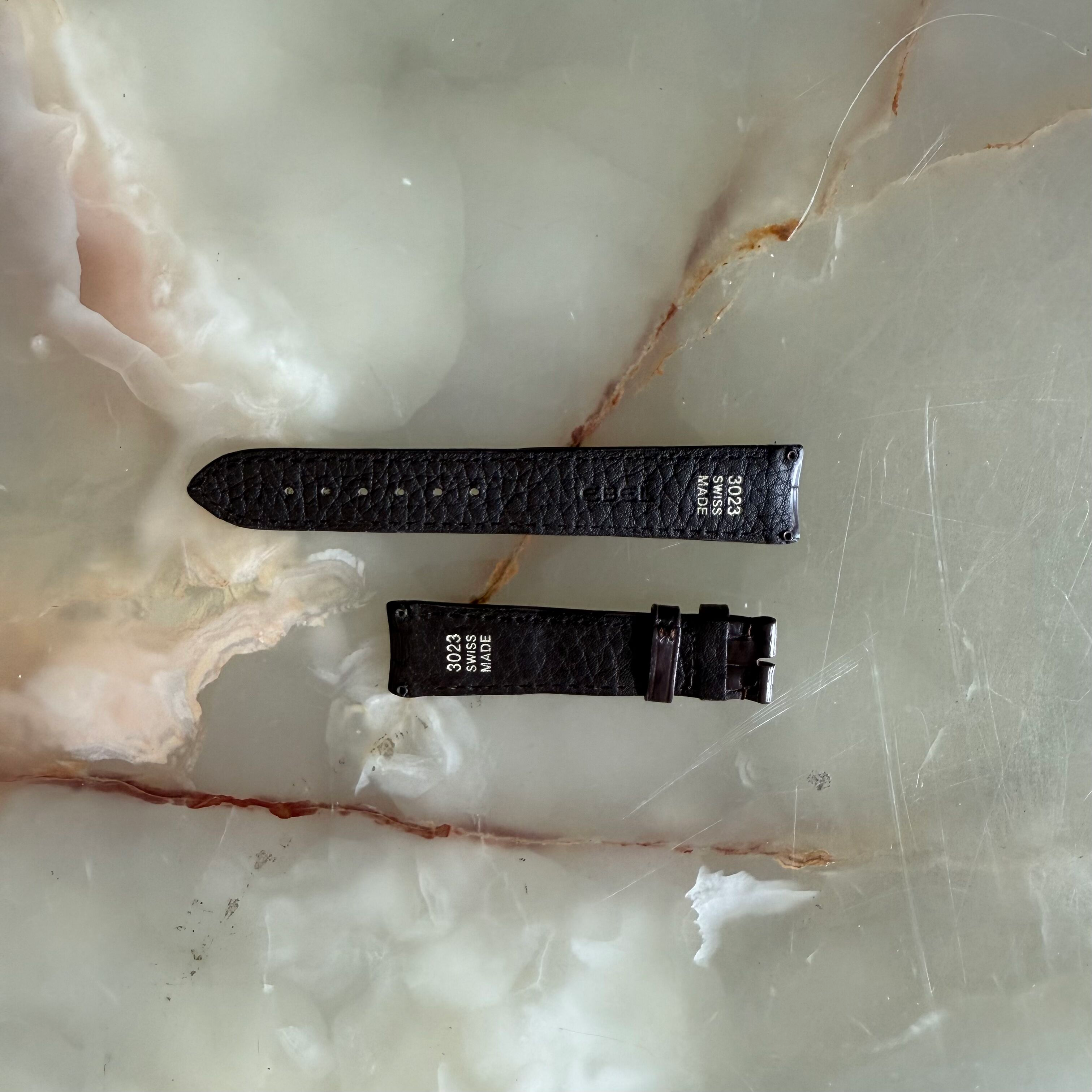 Authentic Ebel Brown Crocodile Watch Strap Band 18mm 3023