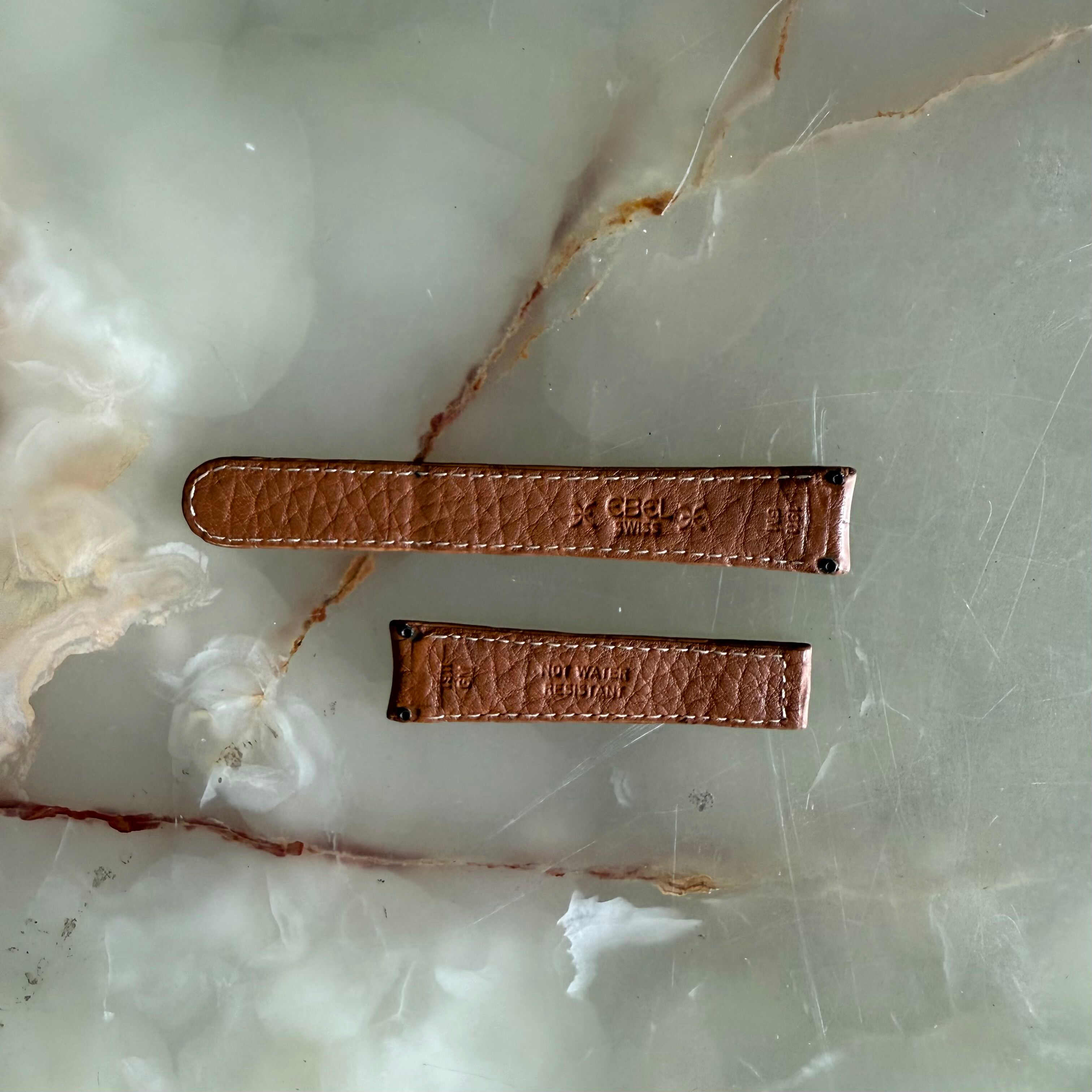 Authentic Ebel Brown Crocodile Watch Strap Band 18mm 1911GM