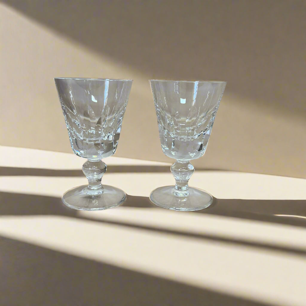 Saint-Louis Jersey Crystal Sherry Glass Set of 2