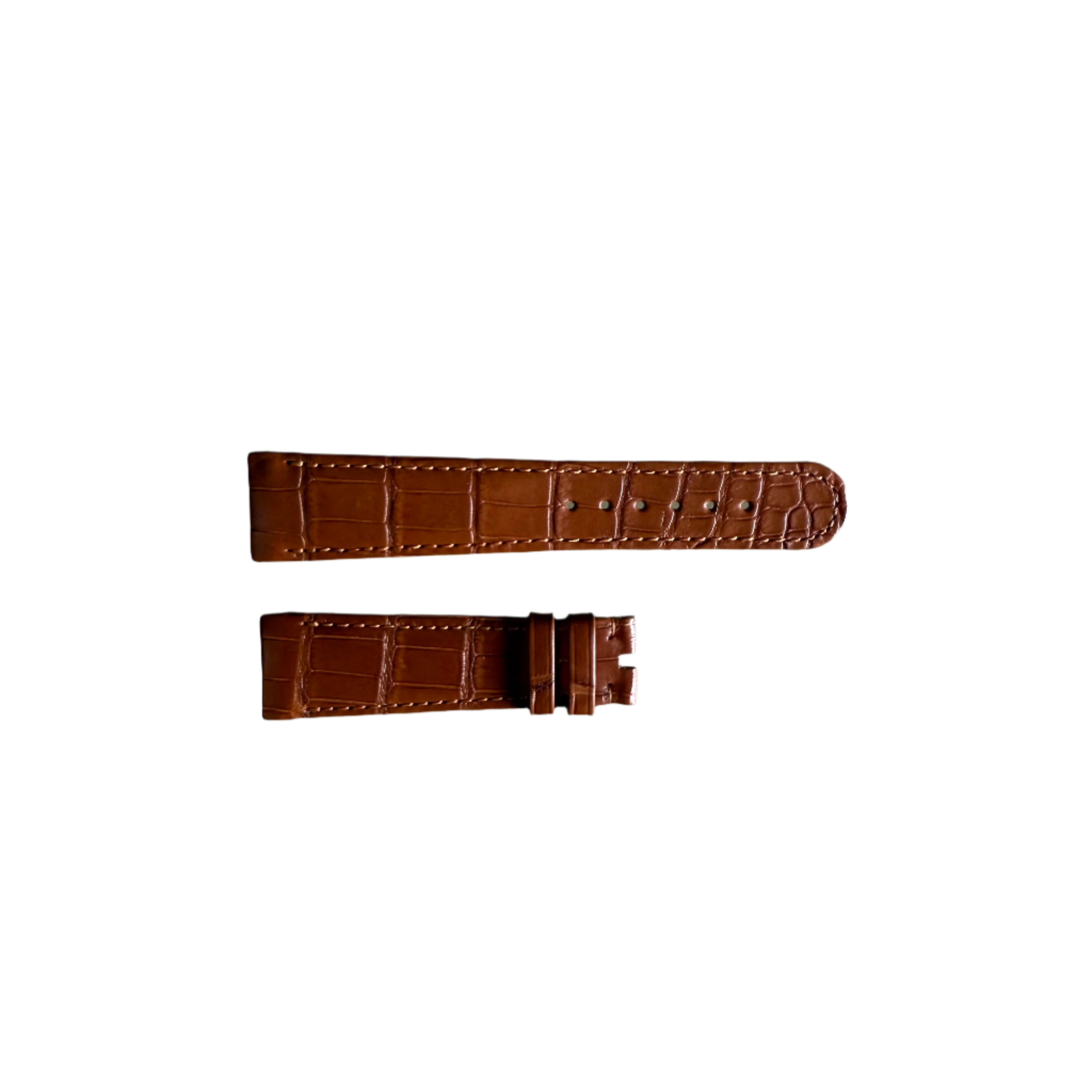 Authentic Ebel Brown Crocodile Watch Strap Band 20mm 3024CH