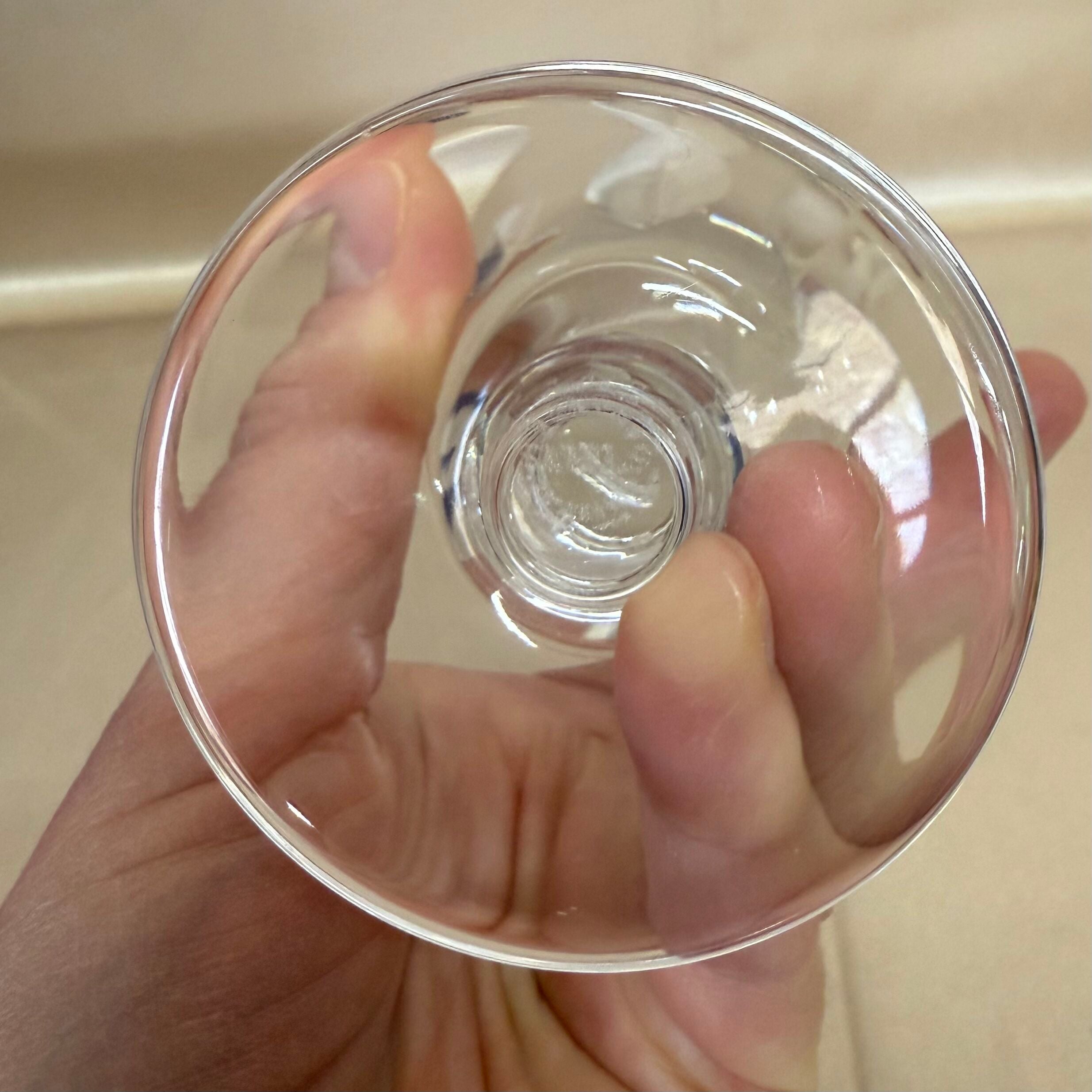 Saint-Louis Jersey Crystal Sherry Glass Set of 2