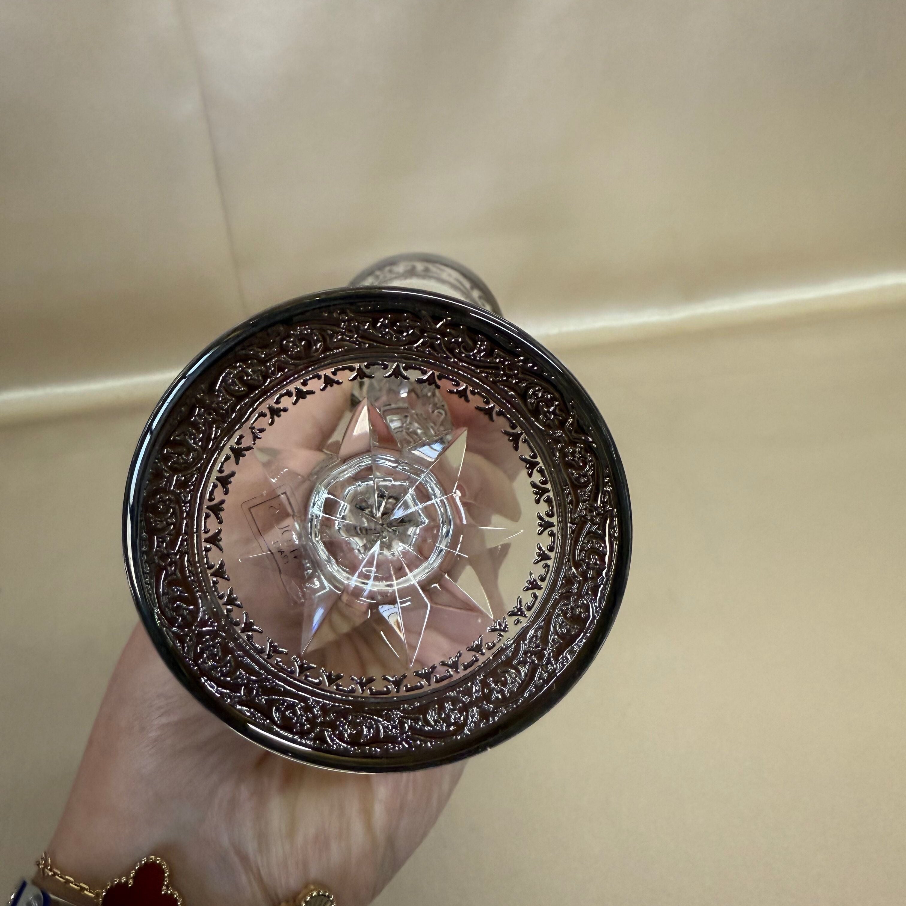 Saint-Louis Crystal Stella Platinum Champagne Glass