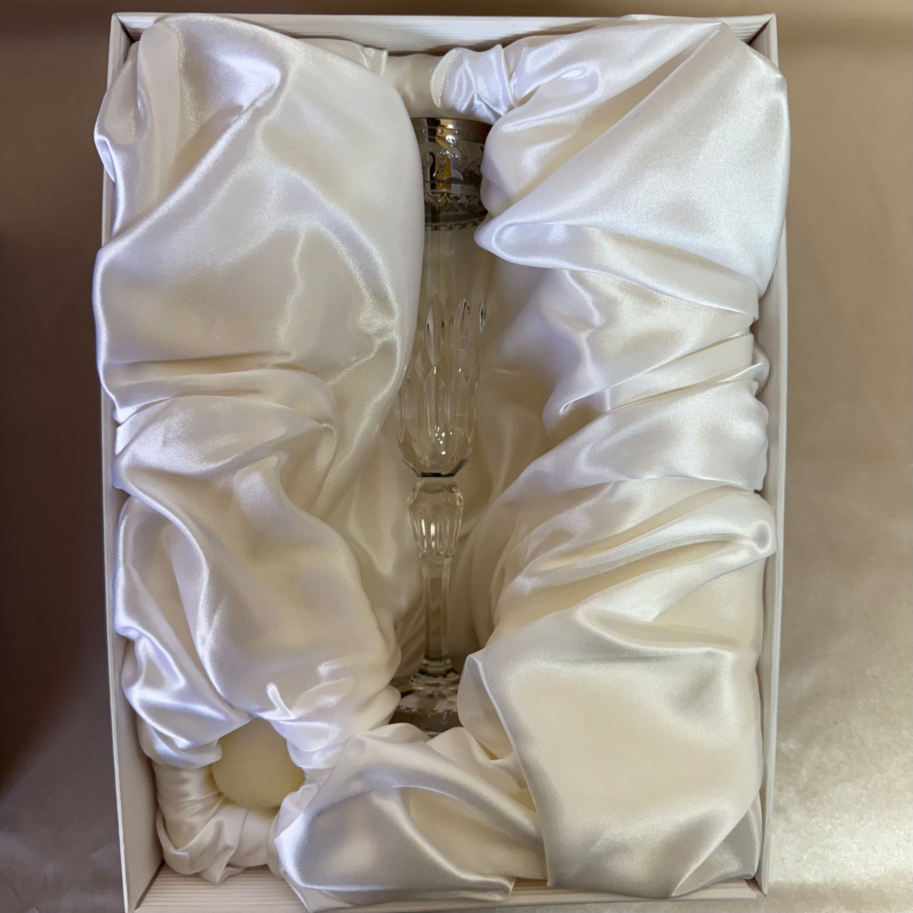 Saint-Louis Crystal Stella Platinum Champagne Glass