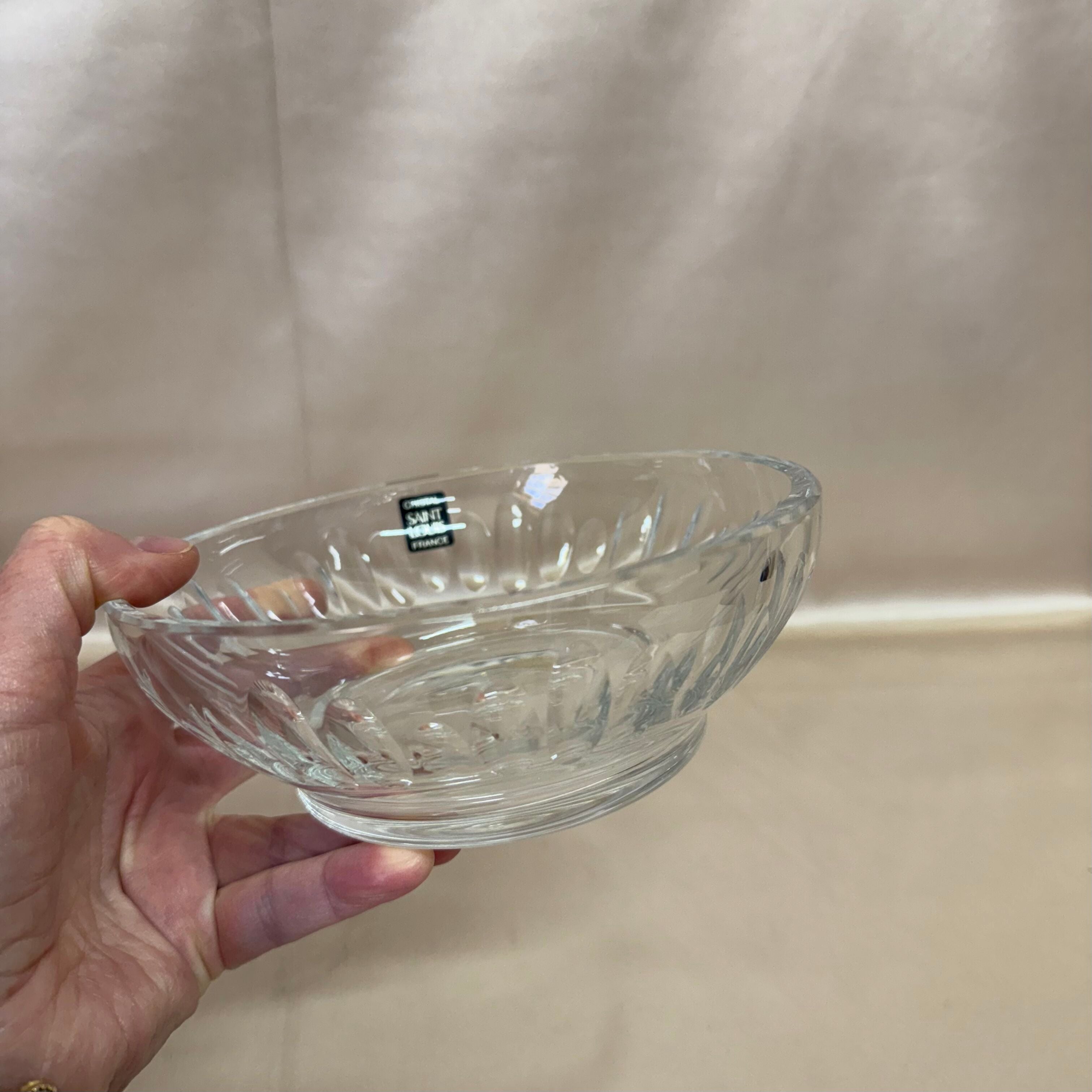Saint-Louis Crystal Clear Medium Bowl