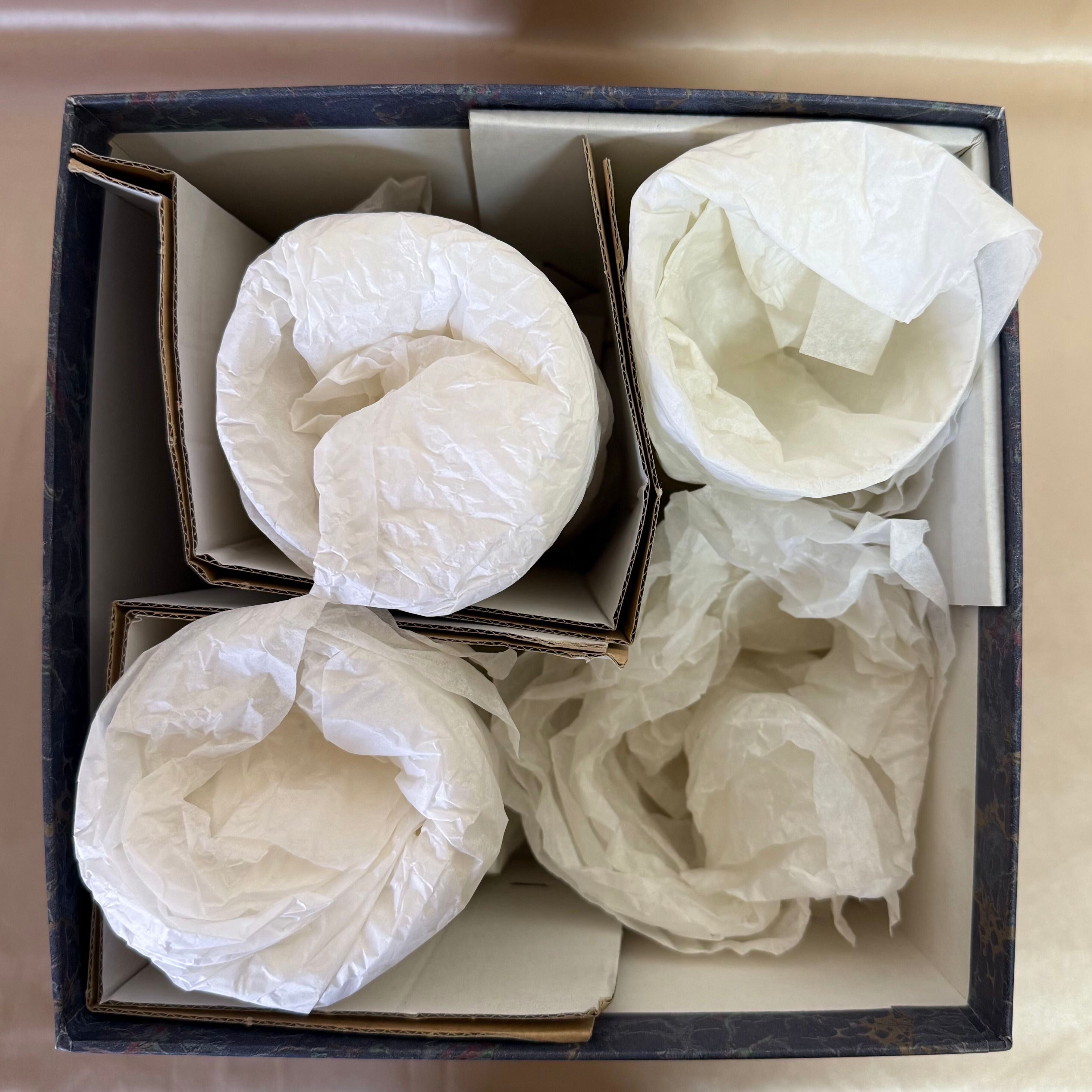 Saint-Louis Crystal Monaco Burgundy Wine Glass Set of 3