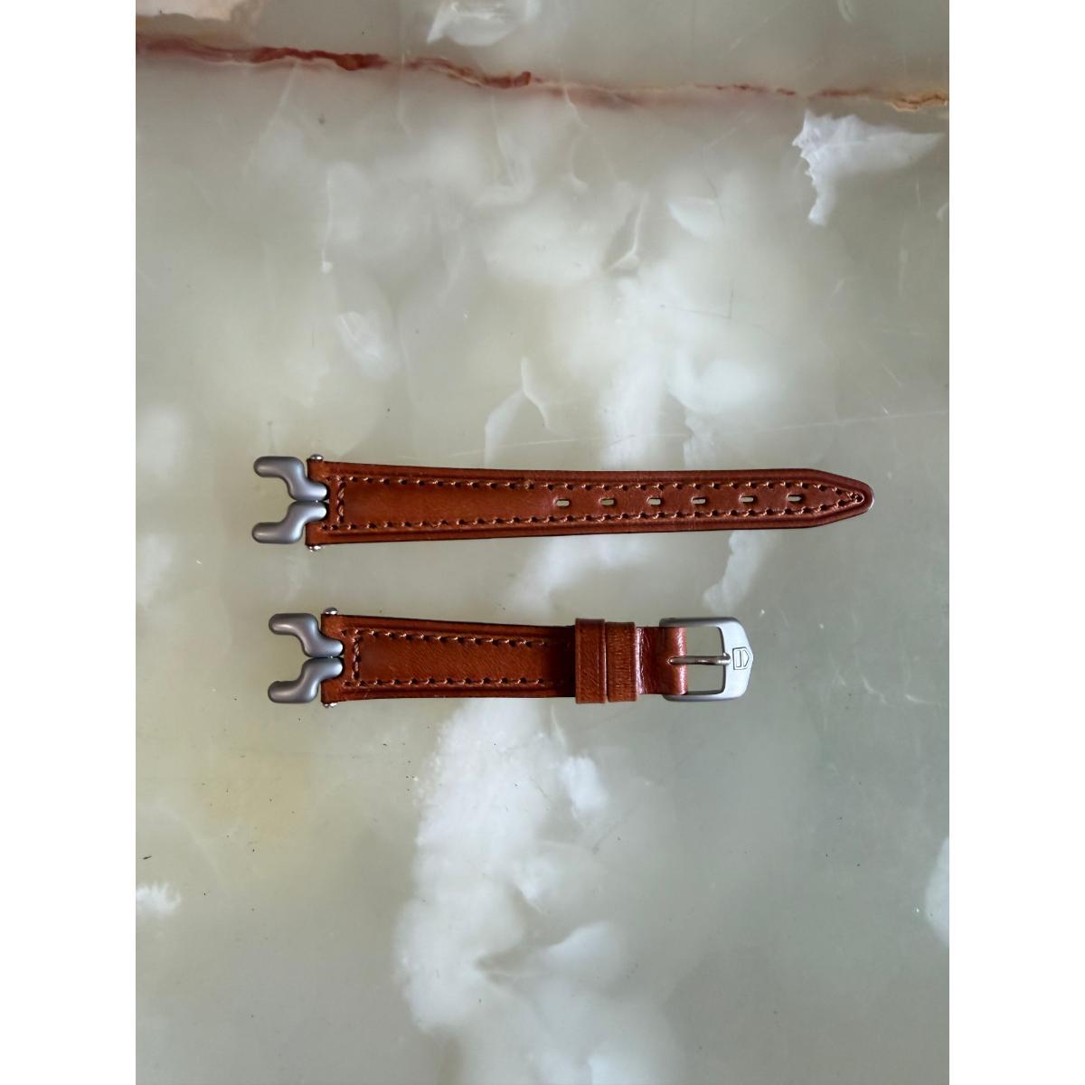 Authentic TAG Heuer SEL Brown Leather Watch Strap Band 15mm with Buckle
