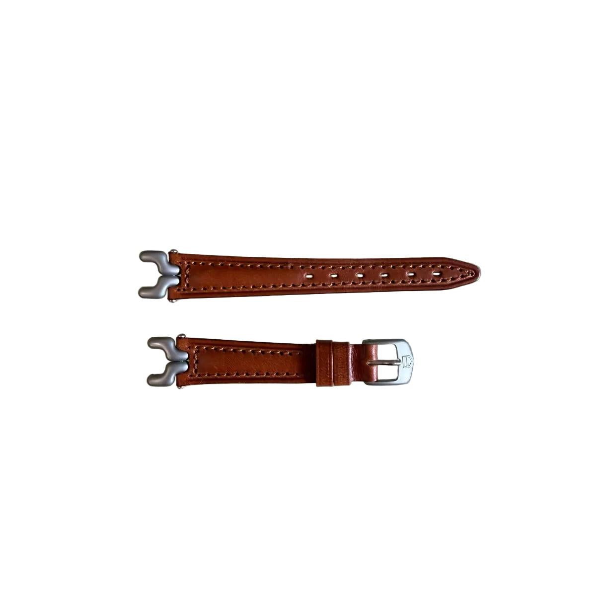 Authentic TAG Heuer SEL Brown Leather Watch Strap Band 15mm with Buckle
