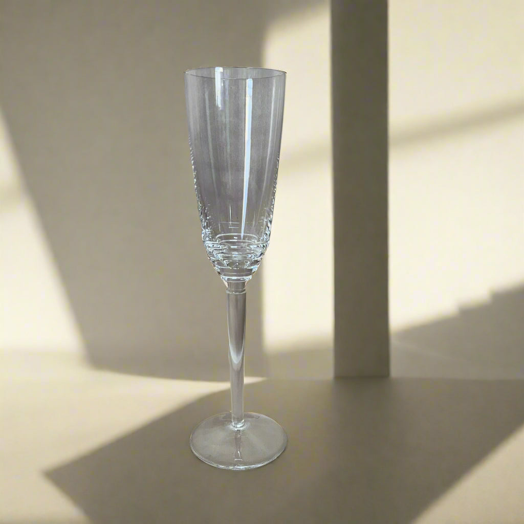 Saint-Louis Crystal Oxymore Champagne Glass