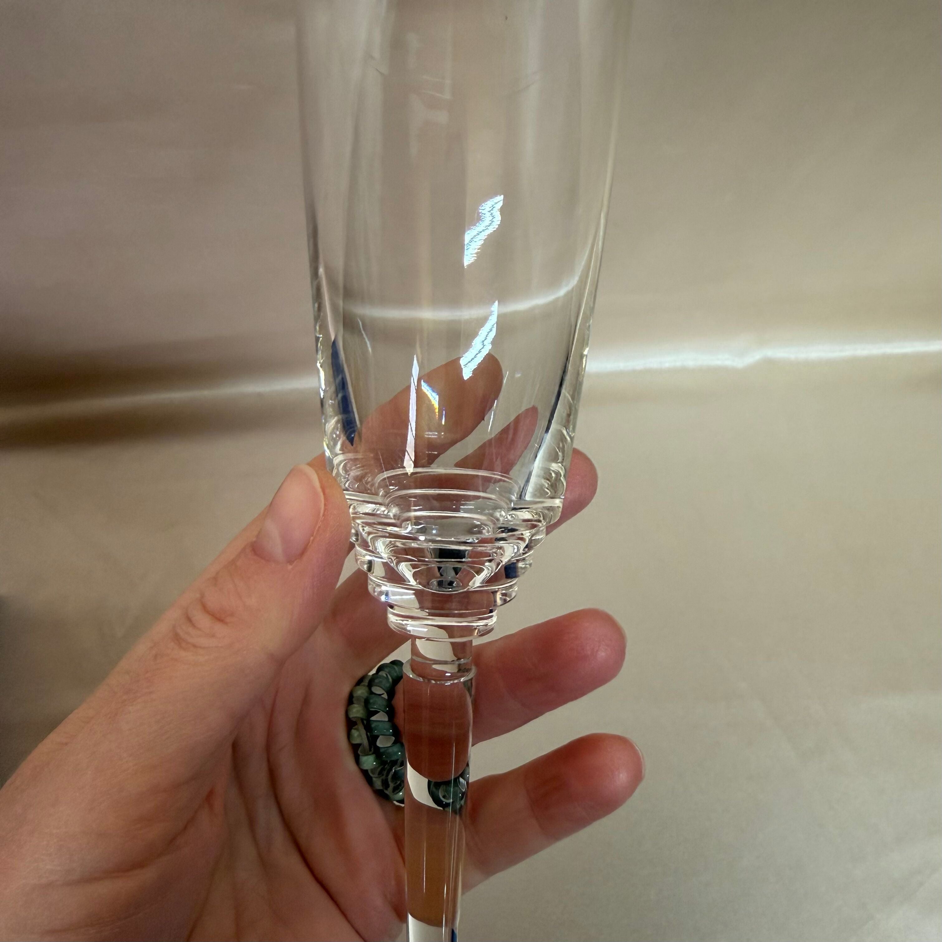 Saint-Louis Crystal Oxymore Champagne Glass
