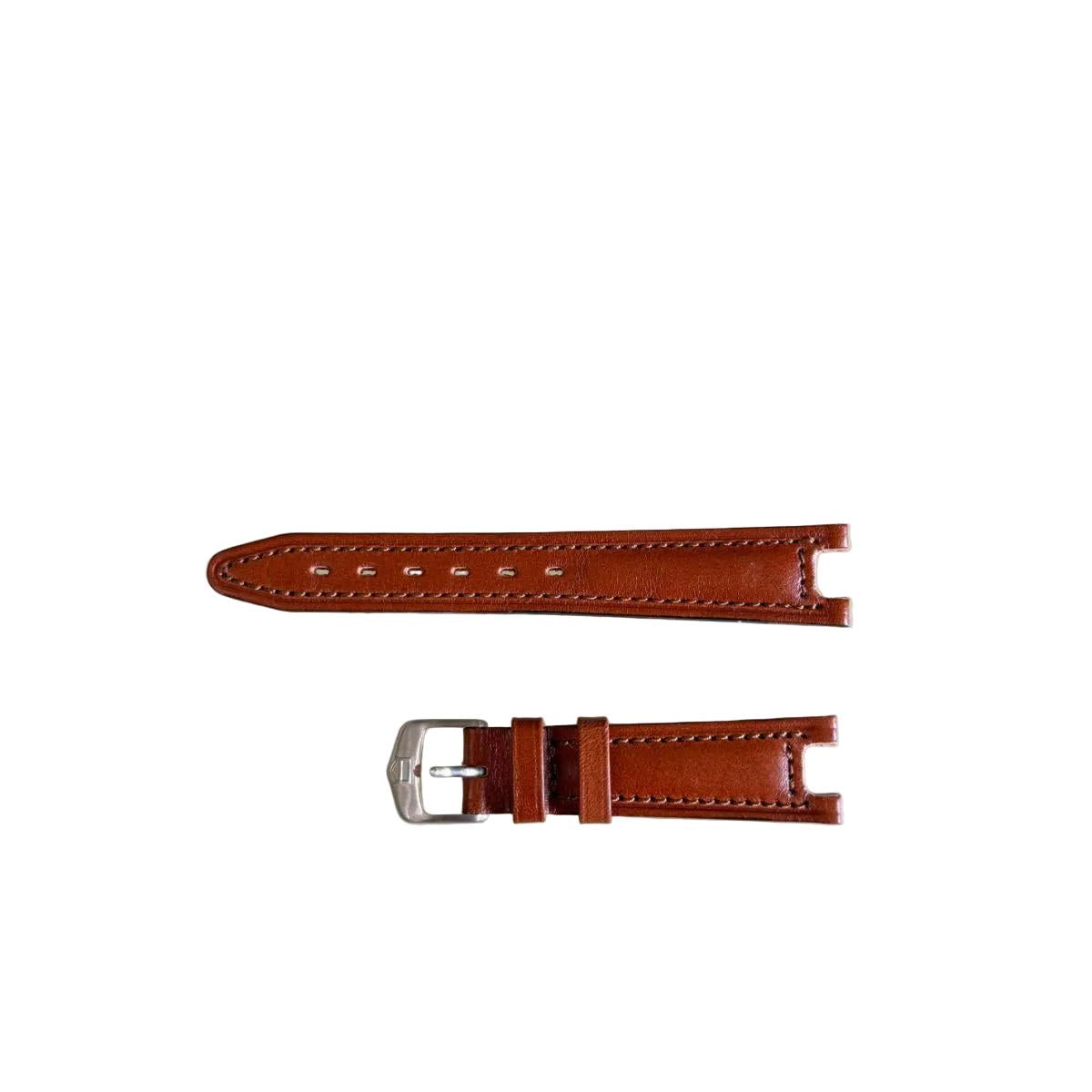 Authentic TAG Heuer Brown Leather 18mm Watch Strap Band with Buckle