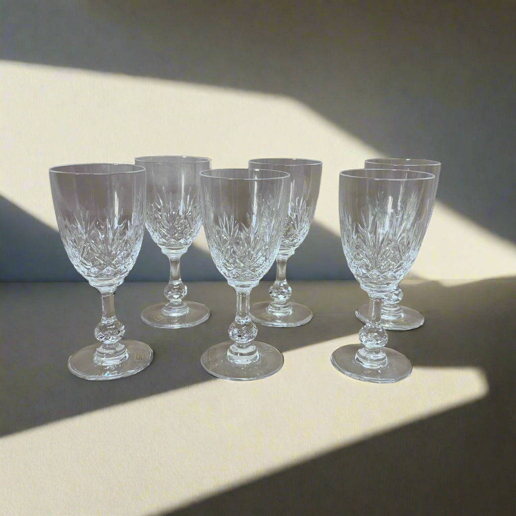 Saint-Louis Crystal Massenet Claret Wine Glass Set of 6