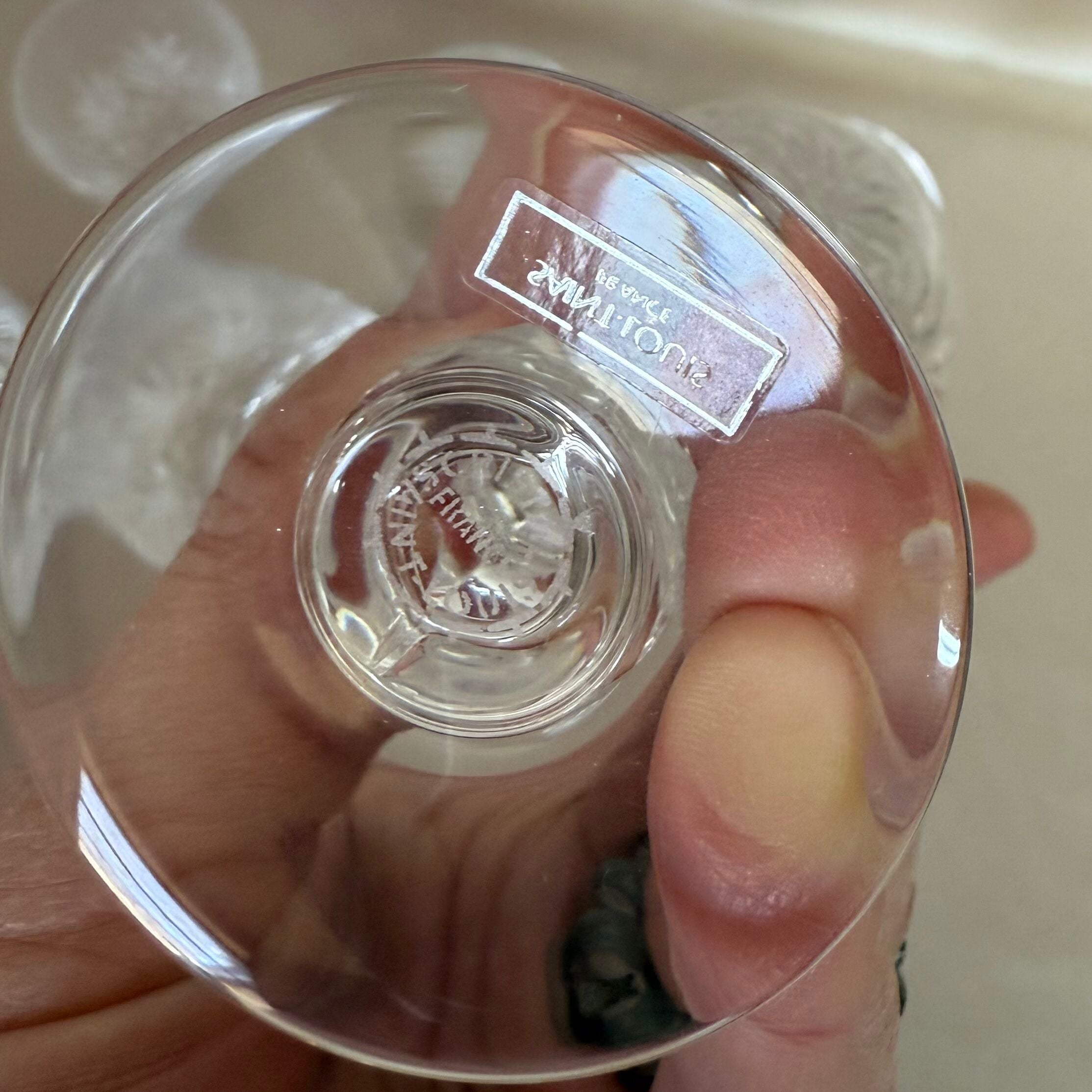 Saint-Louis Crystal Massenet Claret Wine Glass Set of 6