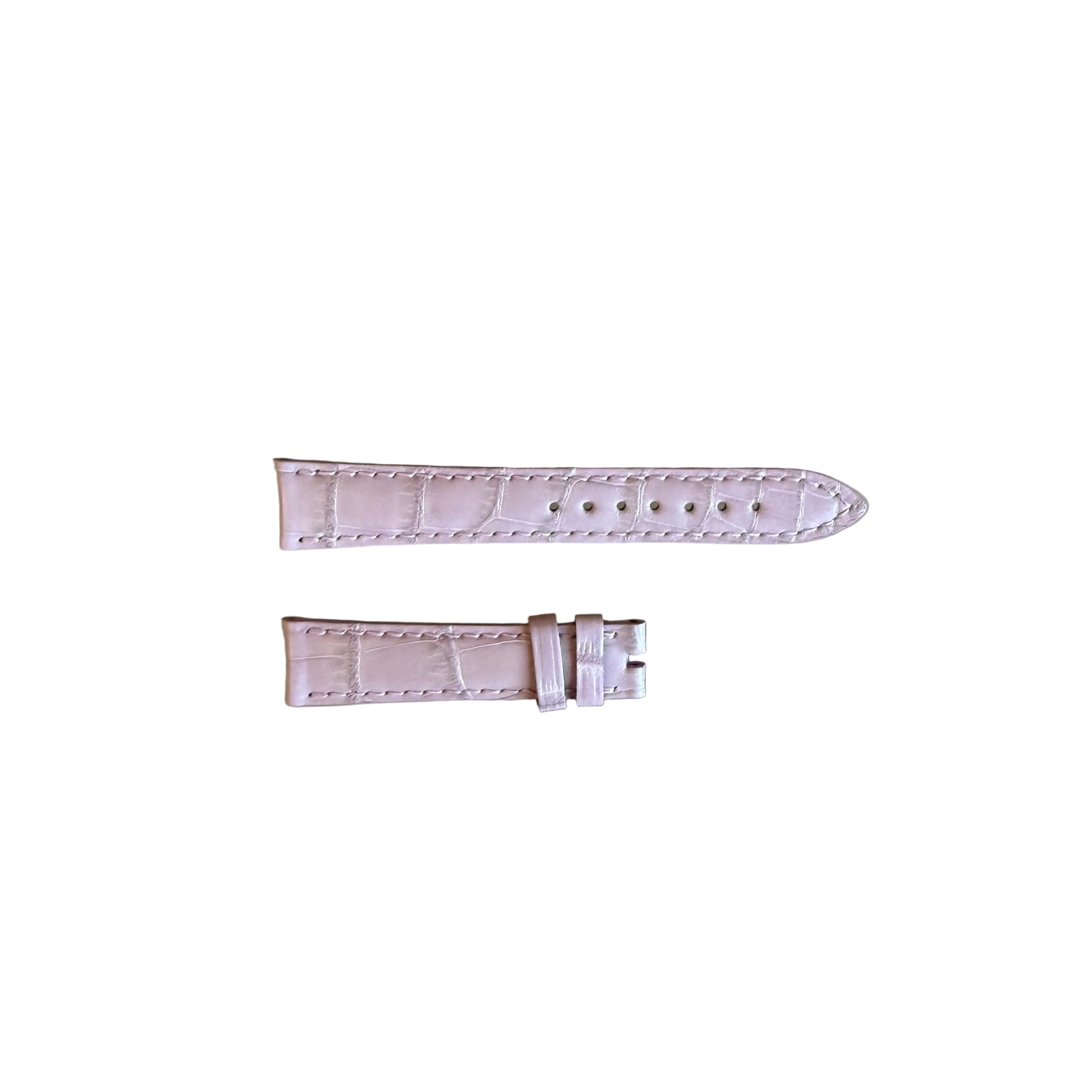 Authentic Vacheron Constantin Rose Pink Crocodile Watch Band Strap 16.5mm