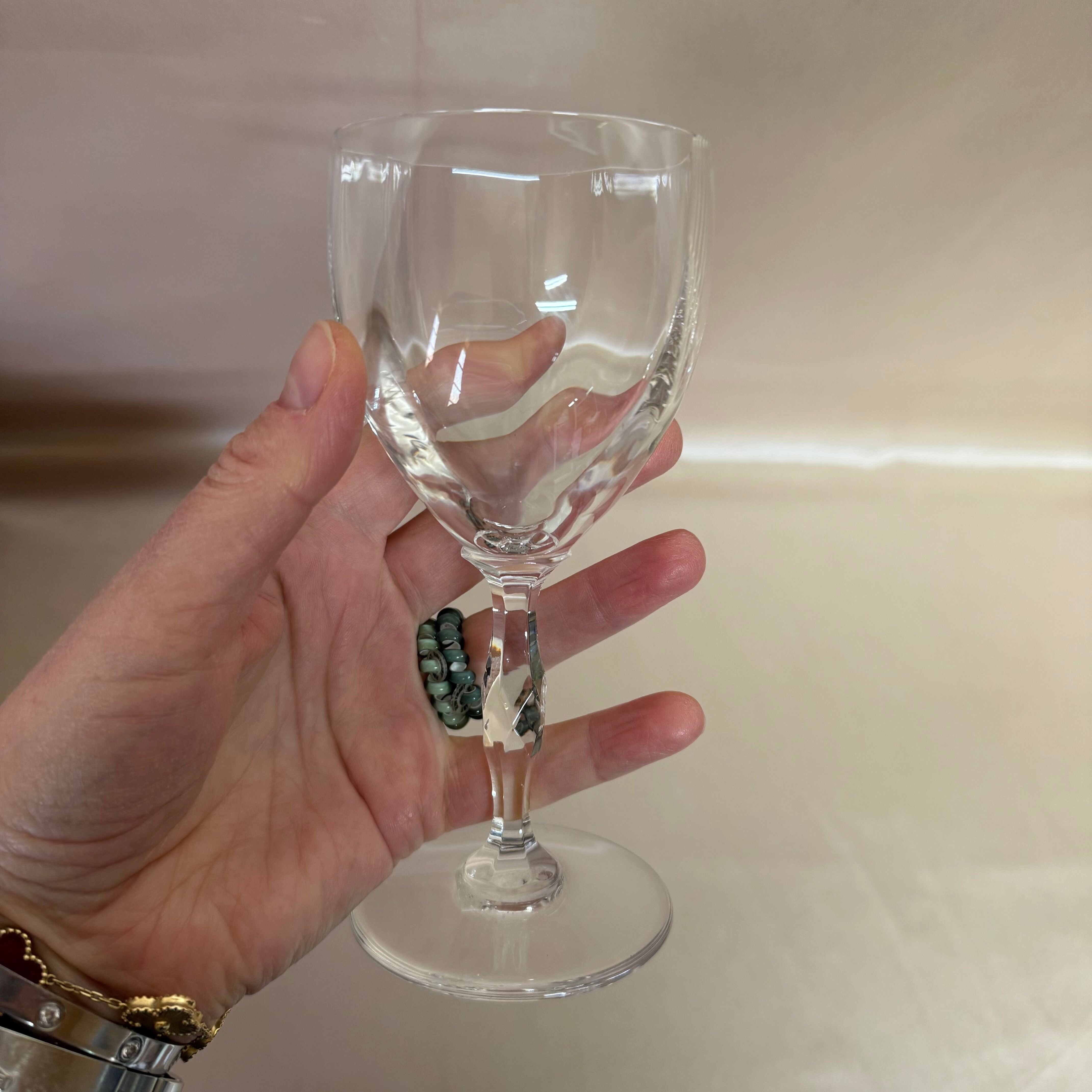 Saint-Louis Crystal Bartholdi Clear Burgundy Wine Glass