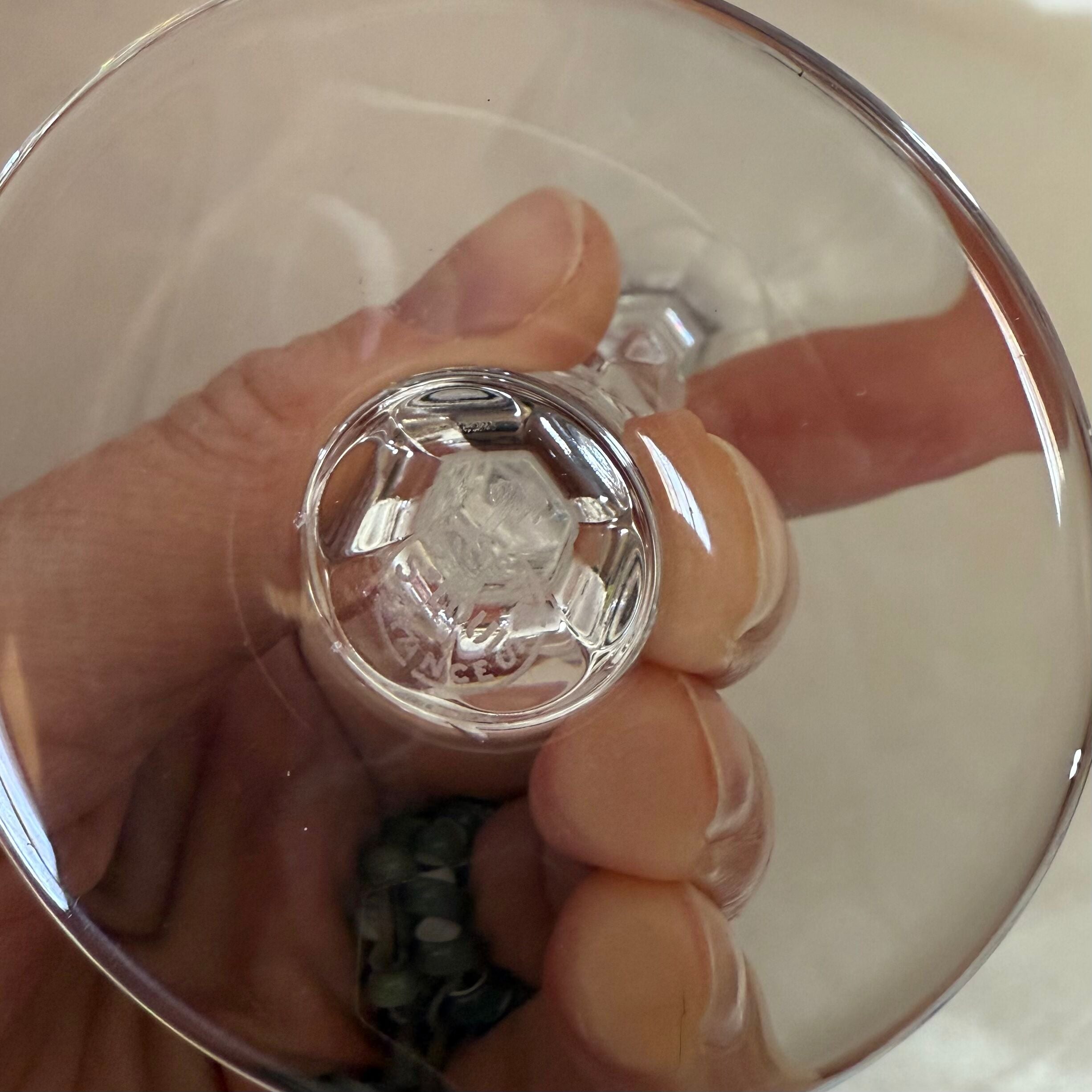 Saint-Louis Crystal Bartholdi Clear Burgundy Wine Glass