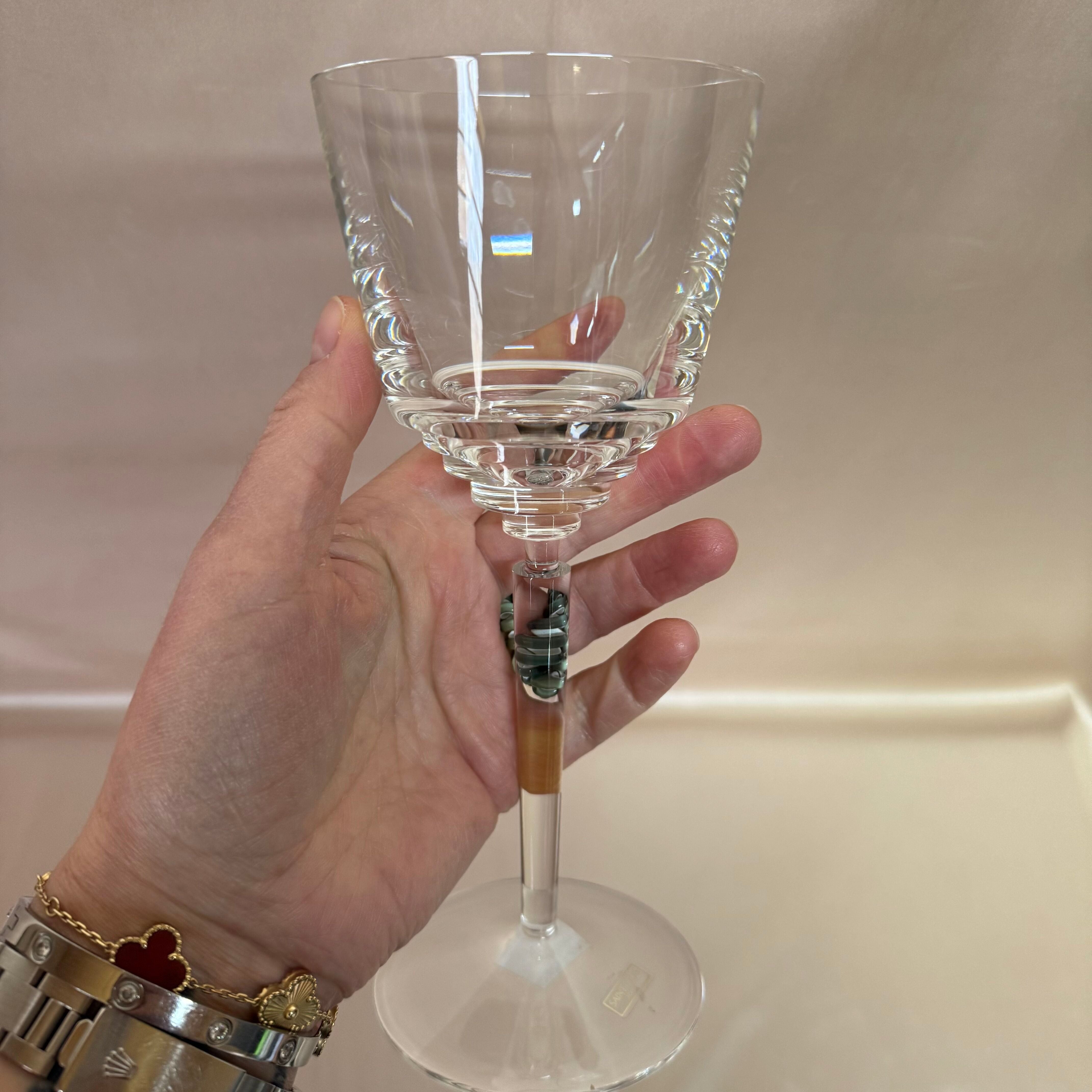 Saint-Louis Crystal Oxymore Clear Hock Wine Glass