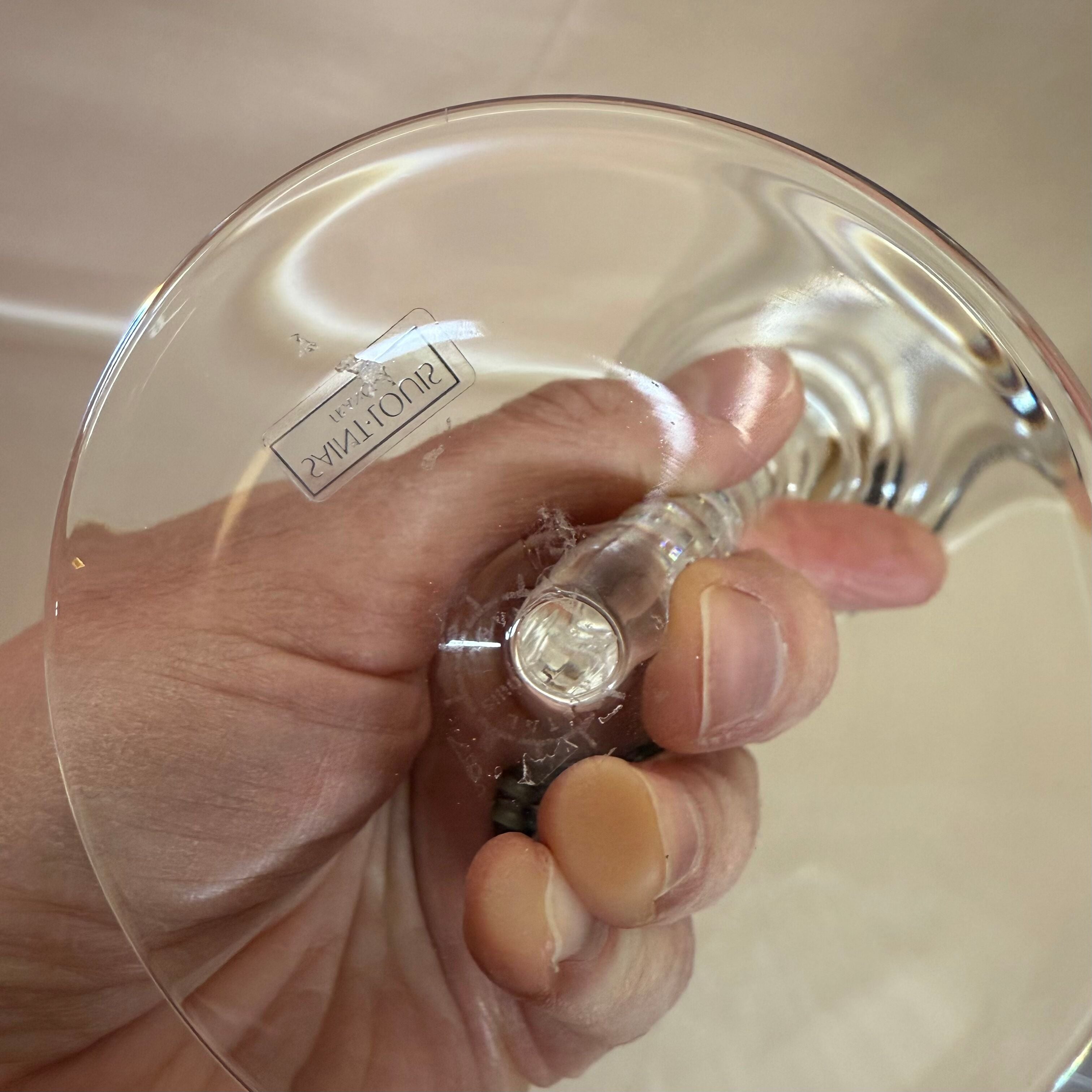 Saint-Louis Crystal Oxymore Clear Hock Wine Glass