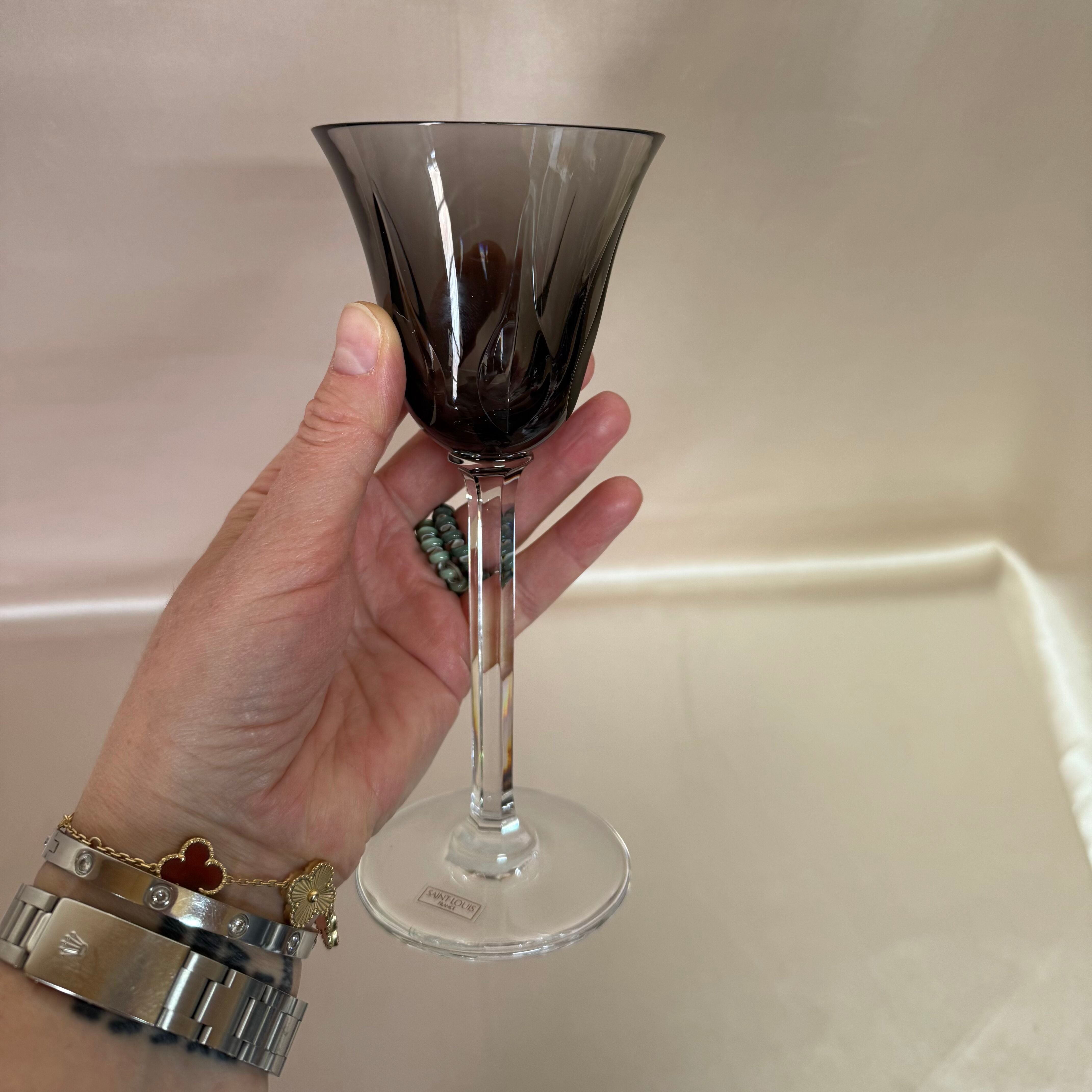 Saint-Louis Crystal Cerdagne Grey Hock Wine