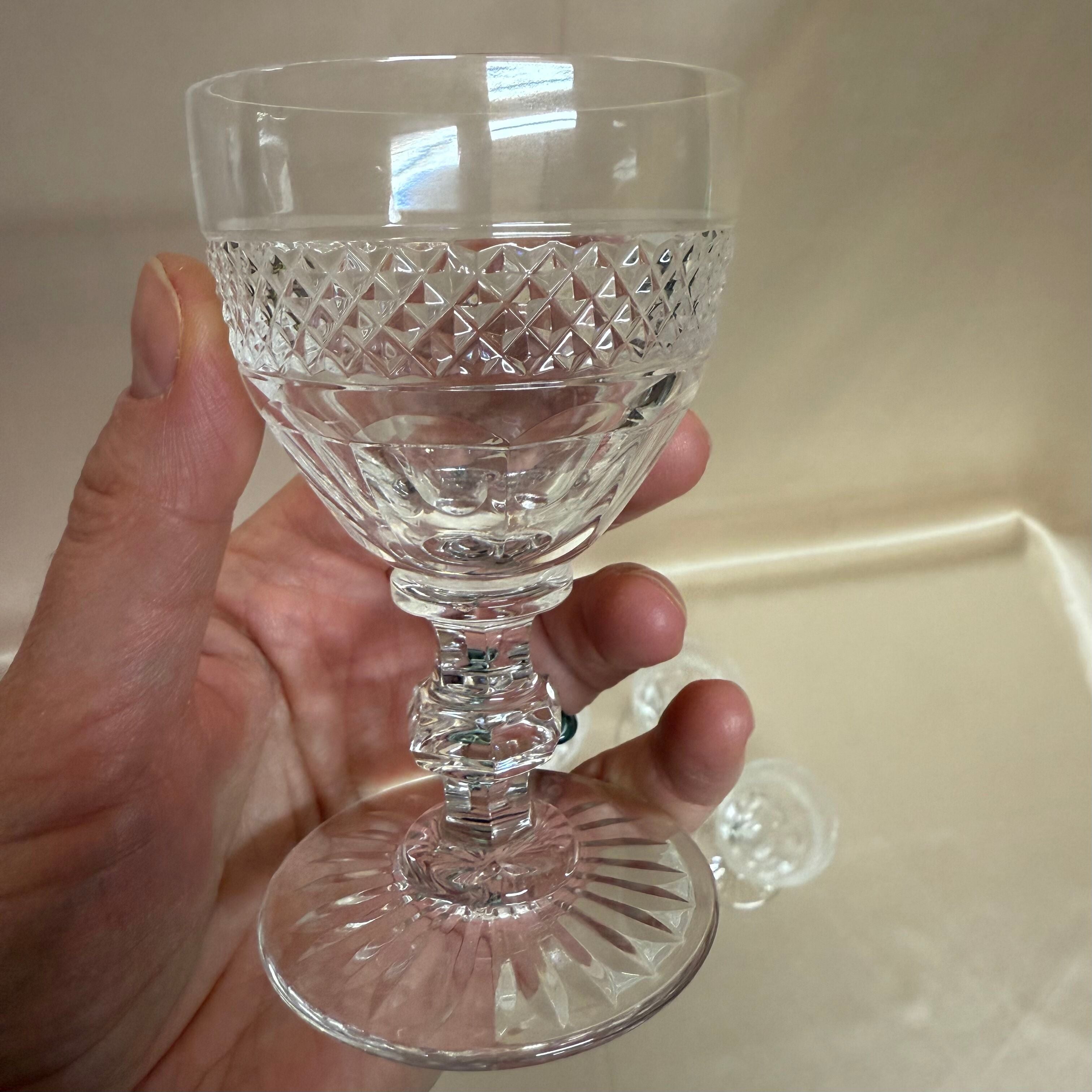 Saint-Louis Crystal Trianon Claret Wine Set of 6