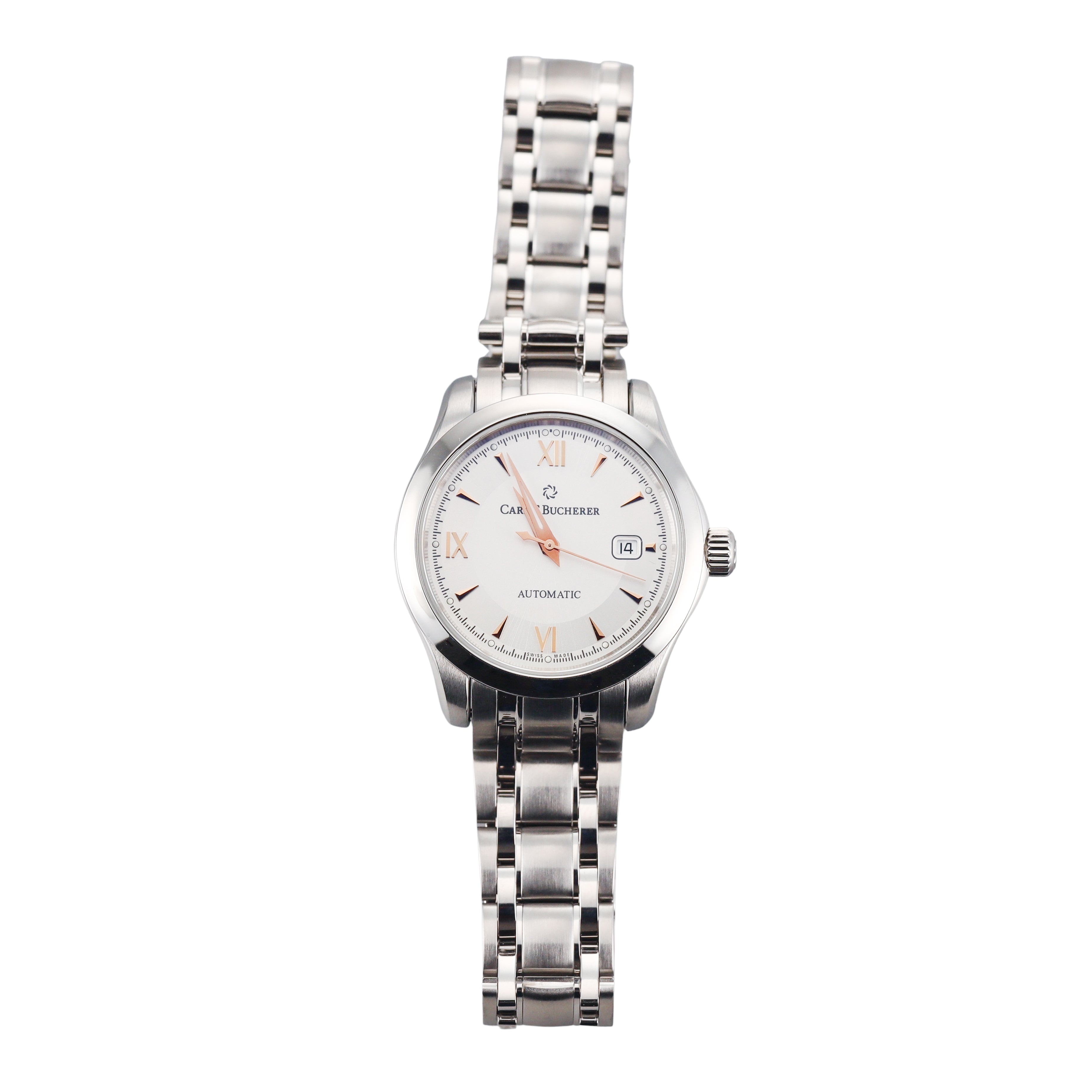 Bucherer Stainless Steel Automatic Watch 00.10911.08.15.21