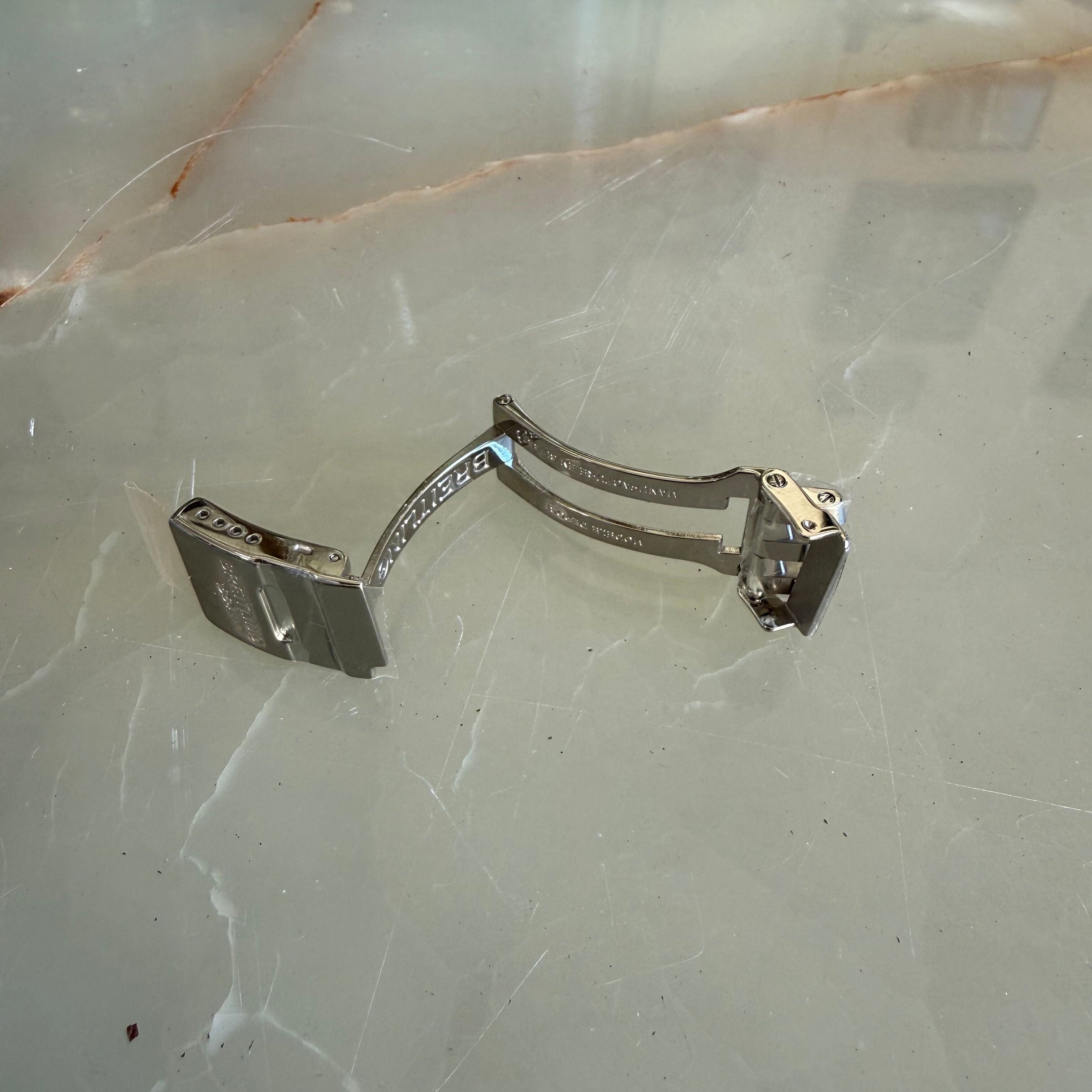 Authentic Breitling Pilot Stainless Steel 14mm Clasp Buckle 550.187