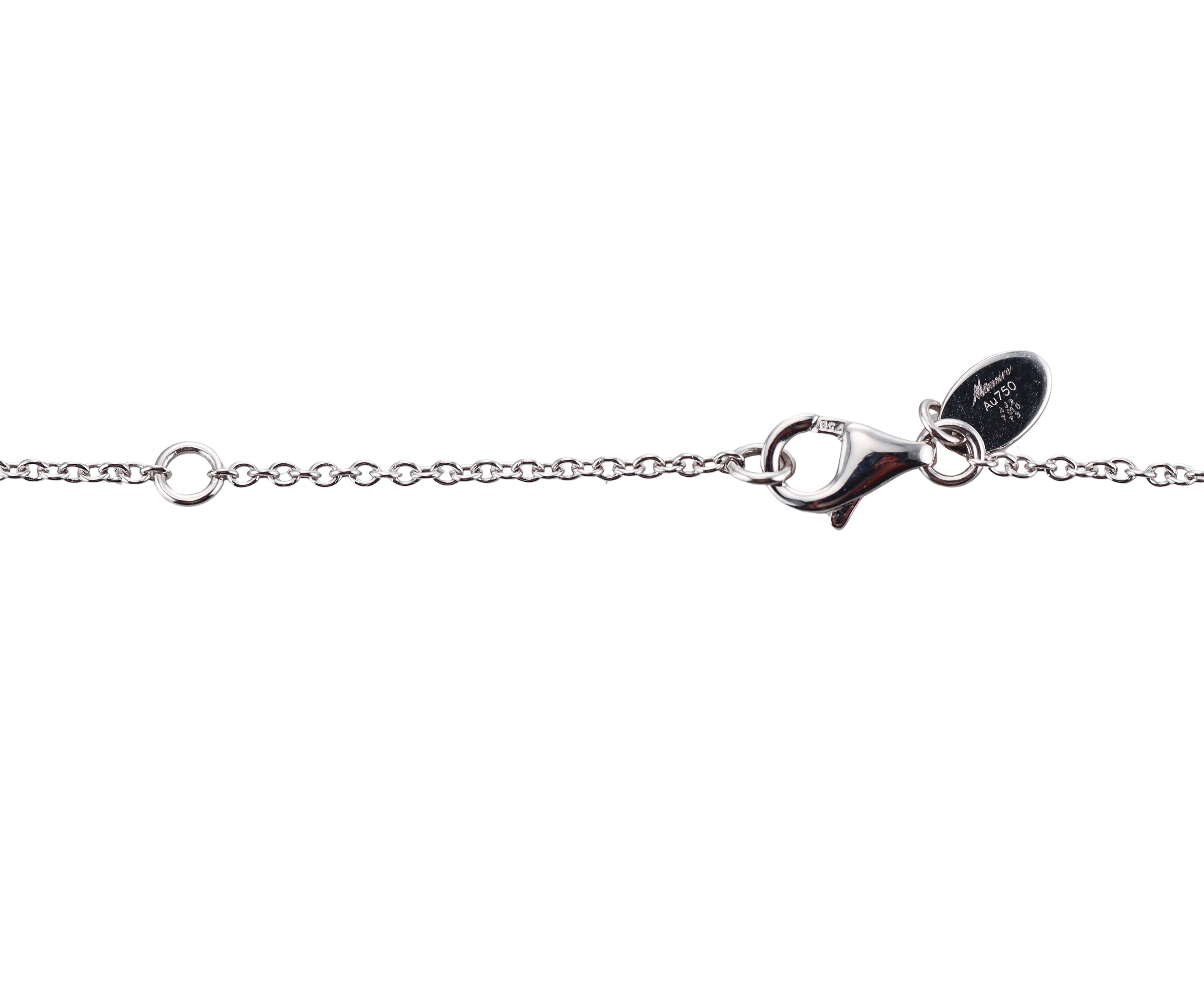Memoire by Hearts on Fire 18k Gold Diamond Heart Padlock Pendant Necklace
