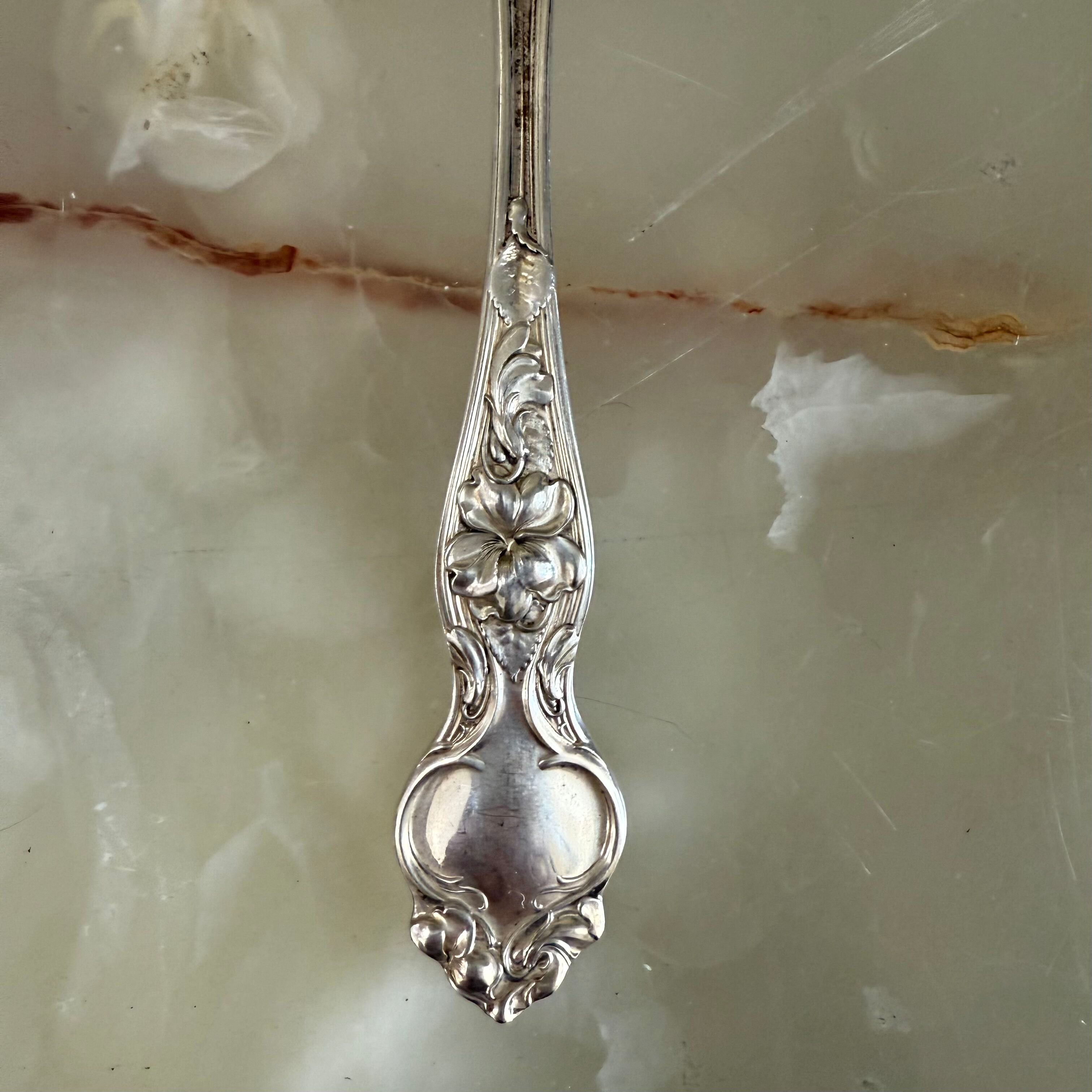 Wallace Violet Sterling Silver Gravy Ladle