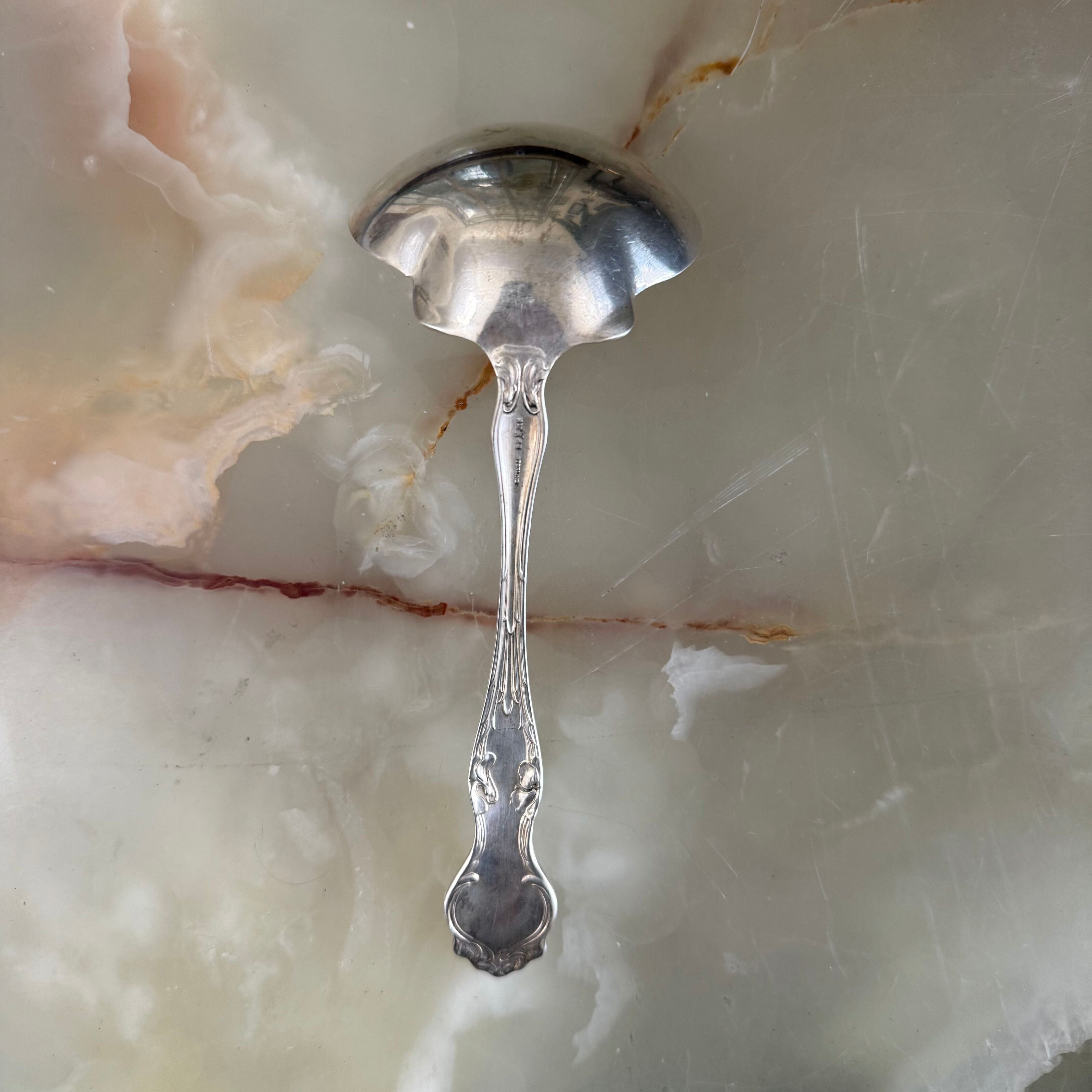 Wallace Violet Sterling Silver Gravy Ladle