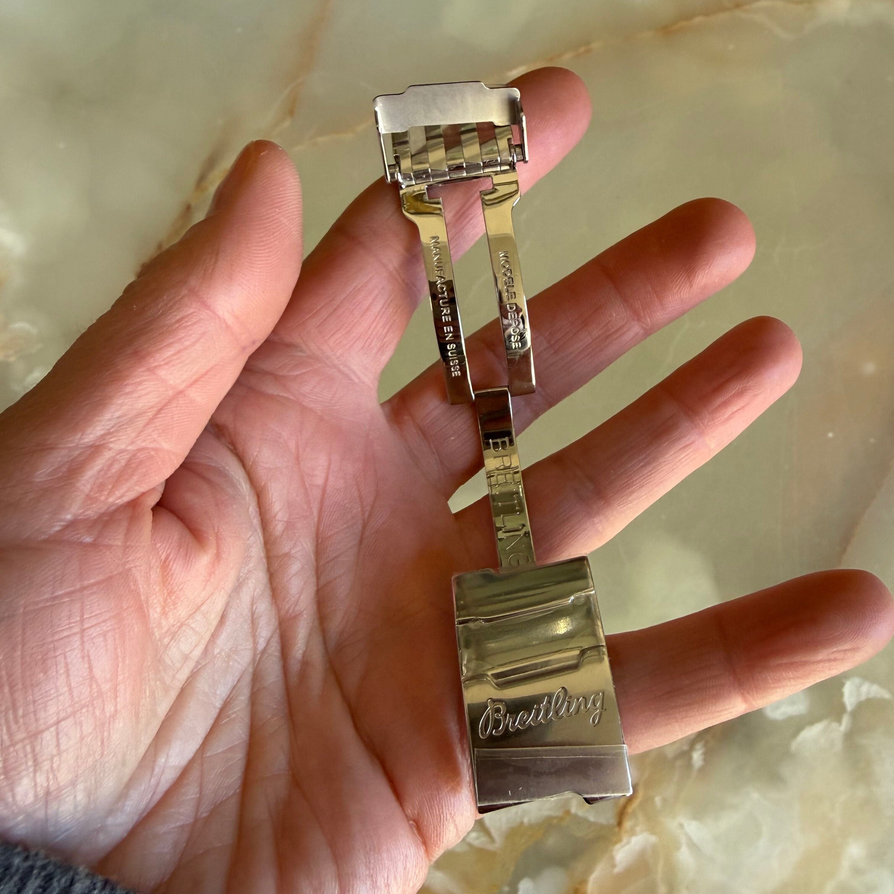Authentic Breitling Stainless Steel 20mm Clasp Buckle 550.155