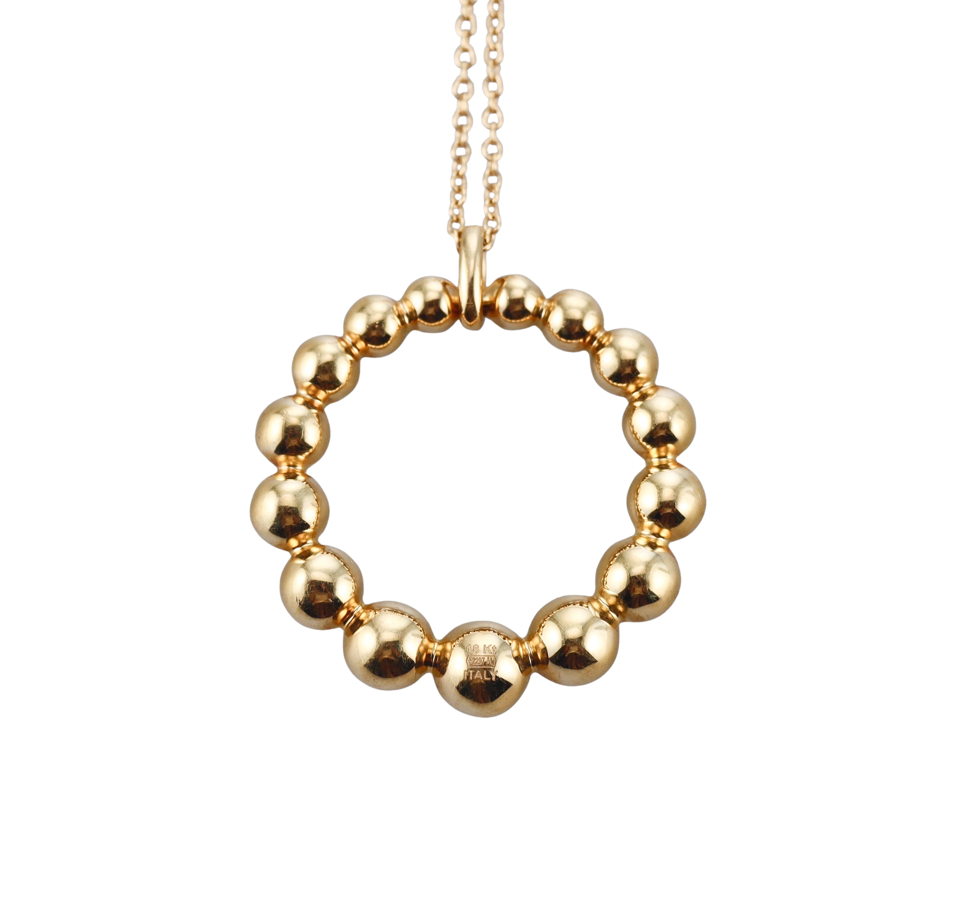 Memoire by Hearts on Fire 18k Diamond Bubbles Classic Pendant Necklace