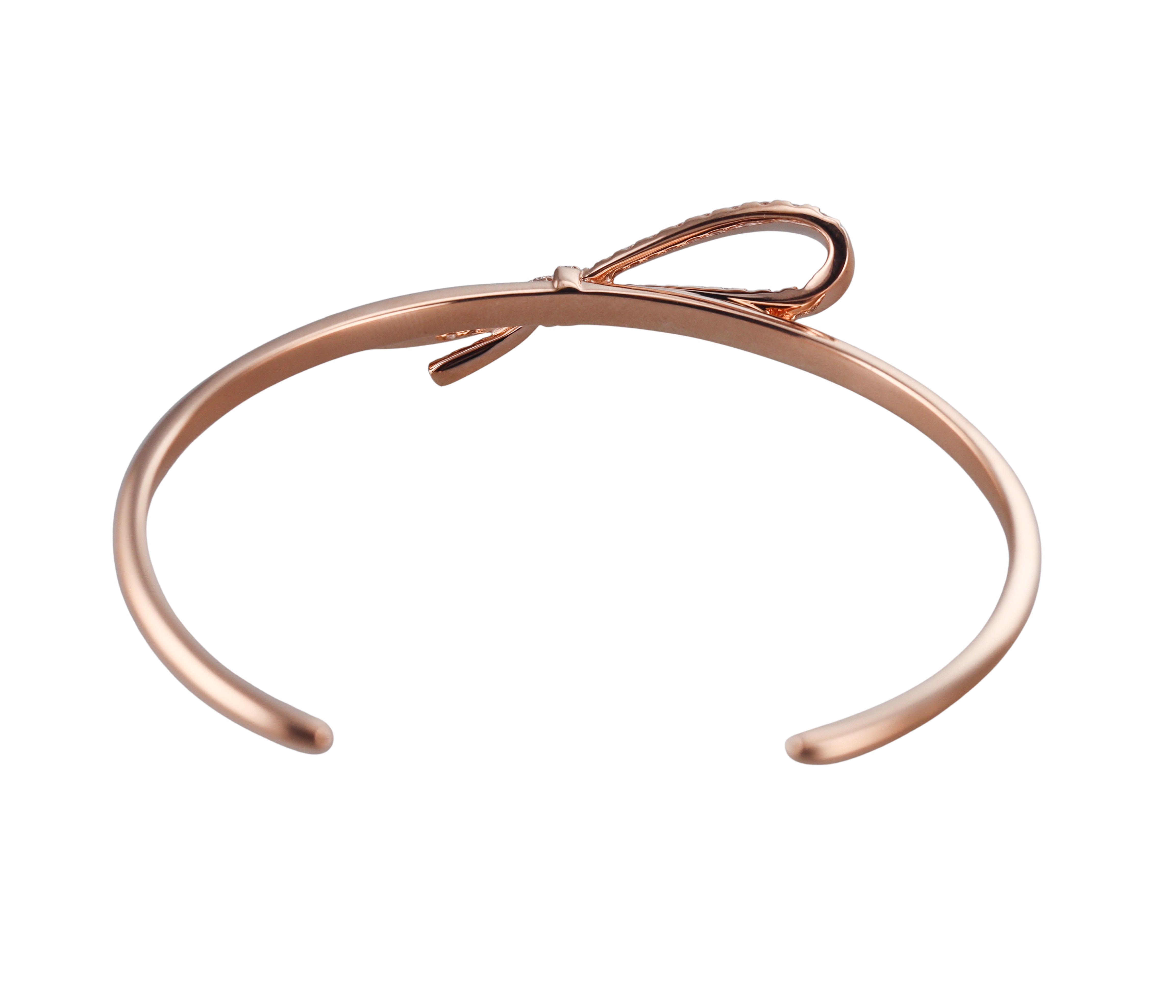 Memoire by Hearts on Fire 18k Gold Bow Cuff Bracelet