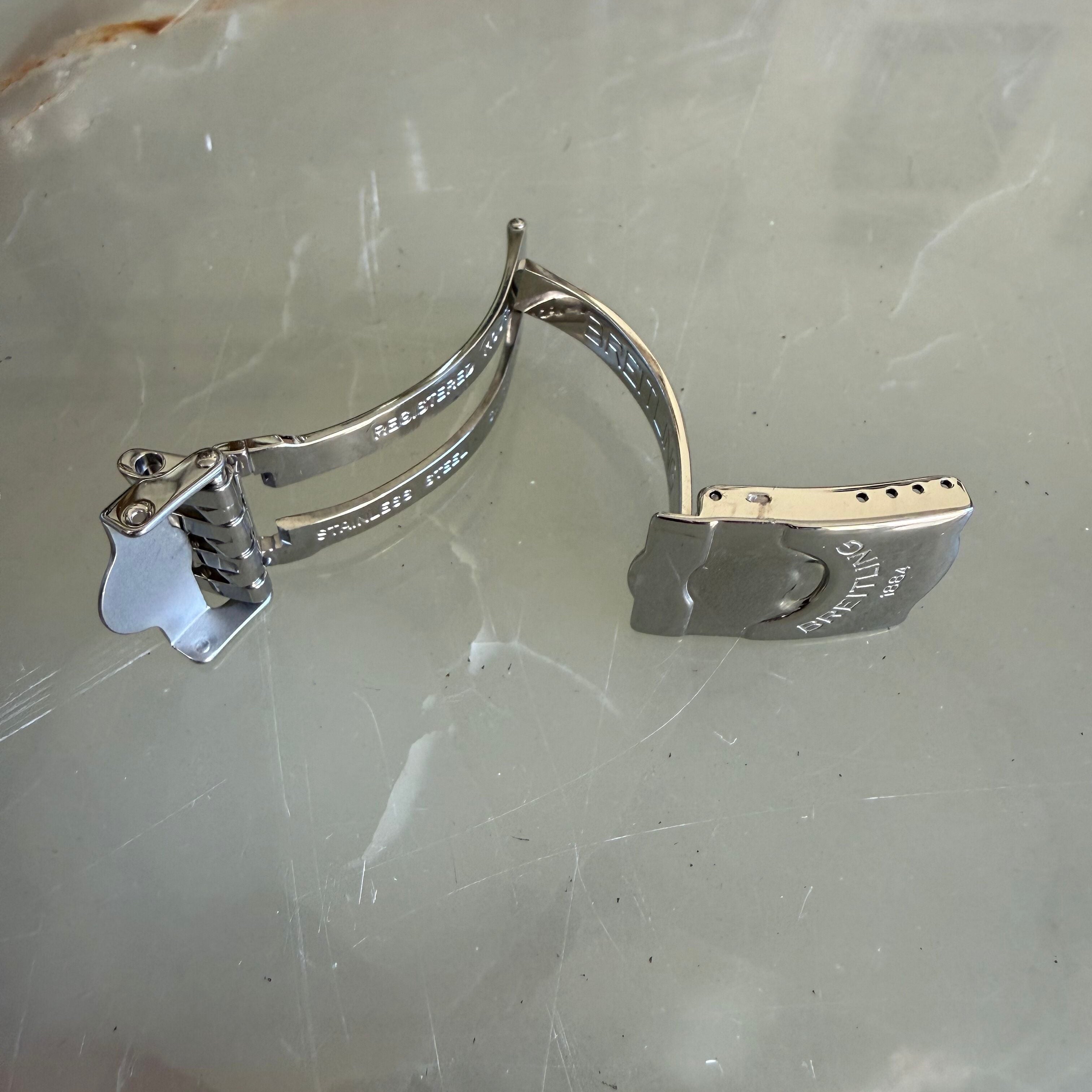 Authentic Breitling Pilot Stainless Steel 18mm Clasp Buckle