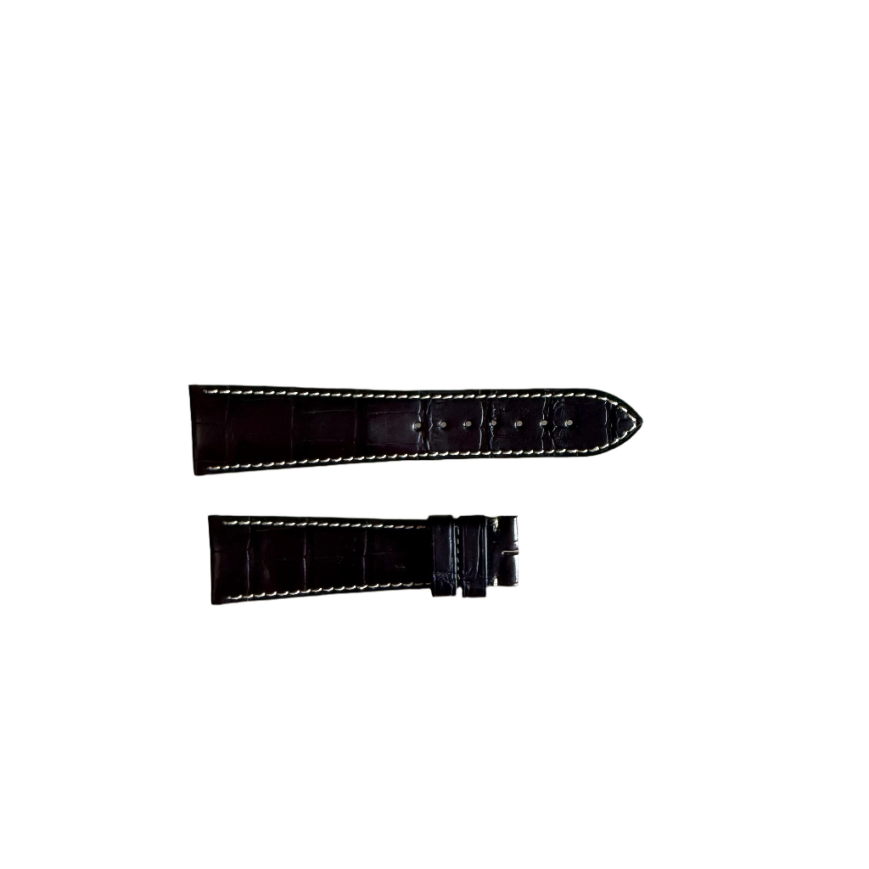 Authentic Longines Brown Alligator Watch Strap Band 25mm L682117766