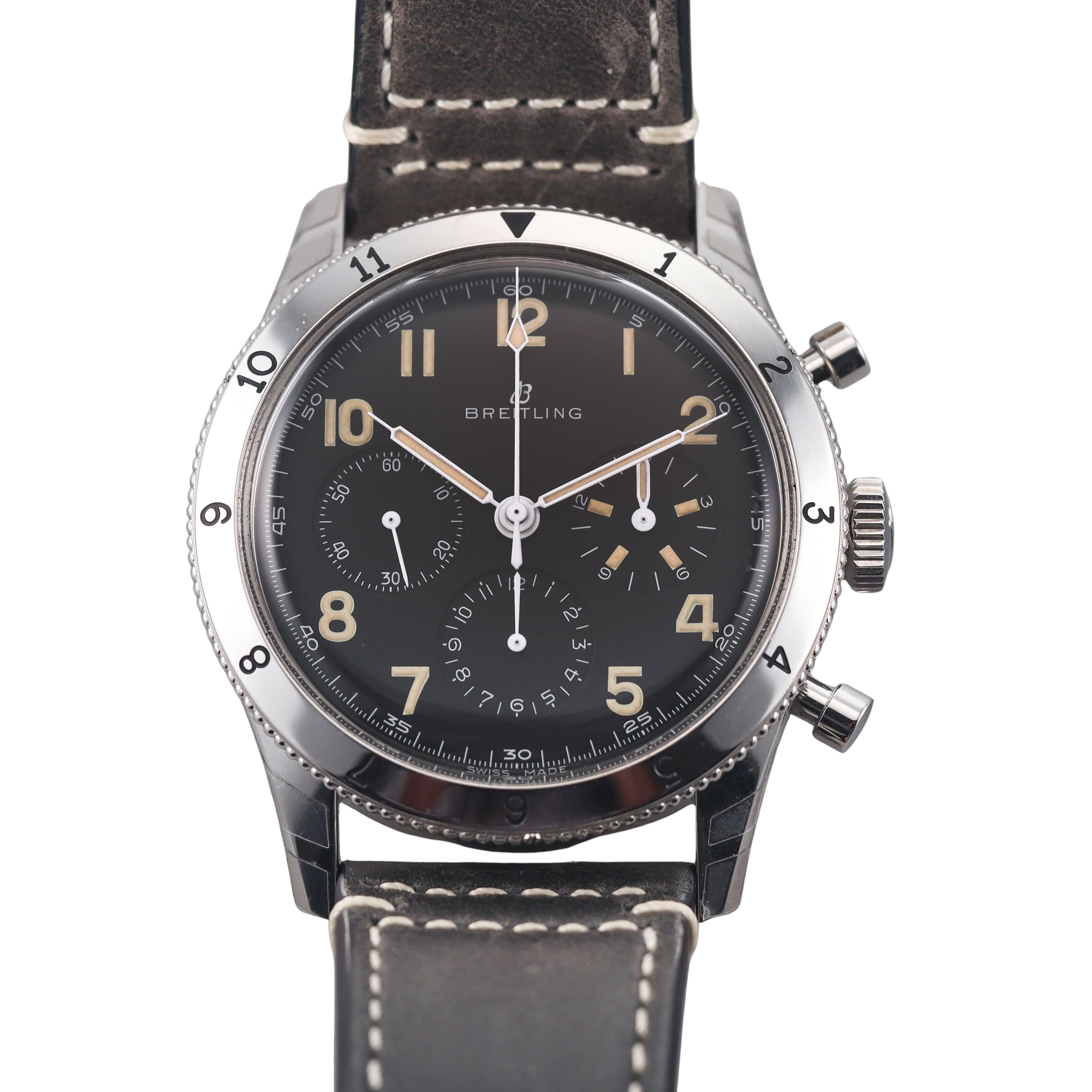 Breitling Classic AVI 1953 Re-Edition Chronograph Hand Wind Watch Ref.765