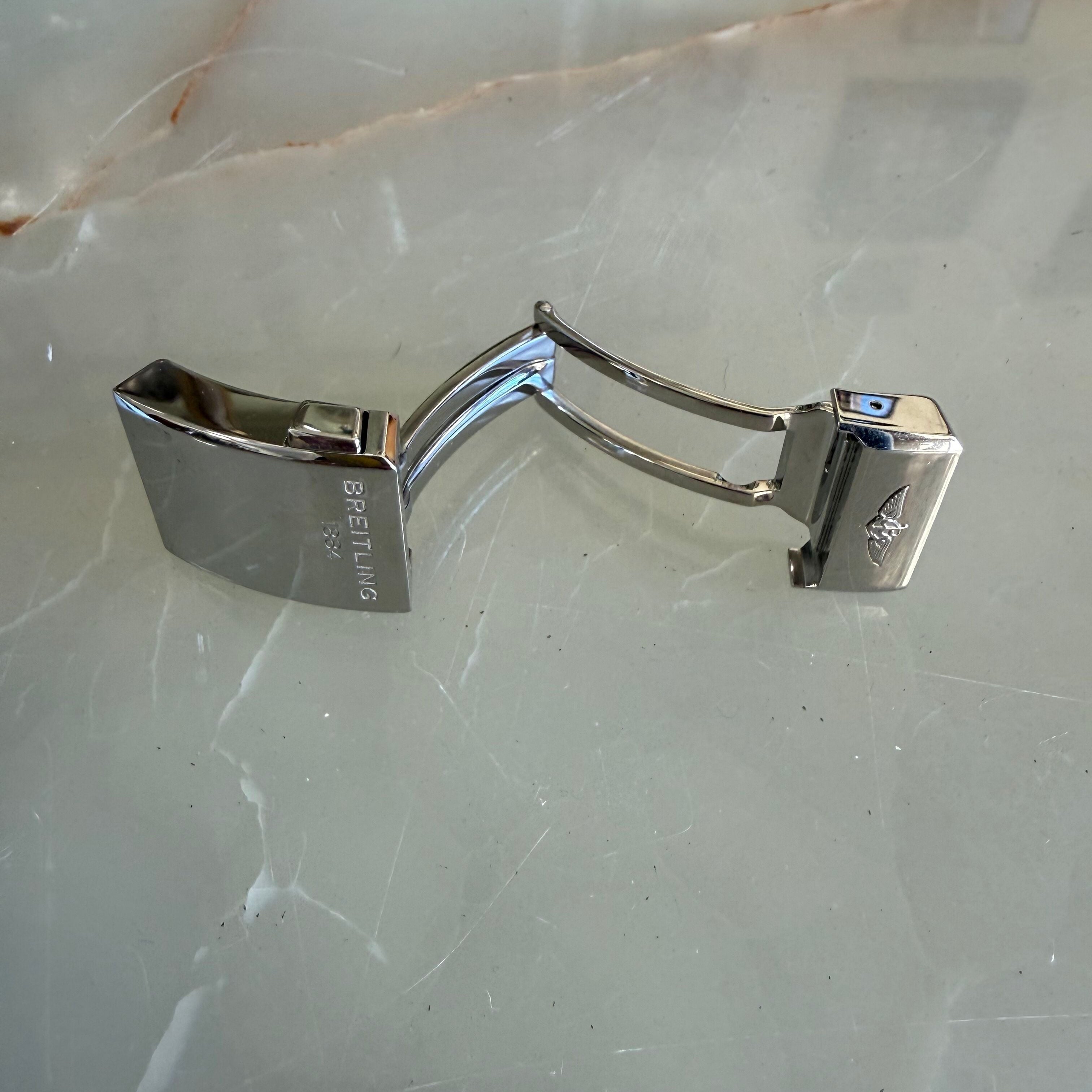 Authentic Breitling Stainless Steel 20mm Clasp Buckle 530.177