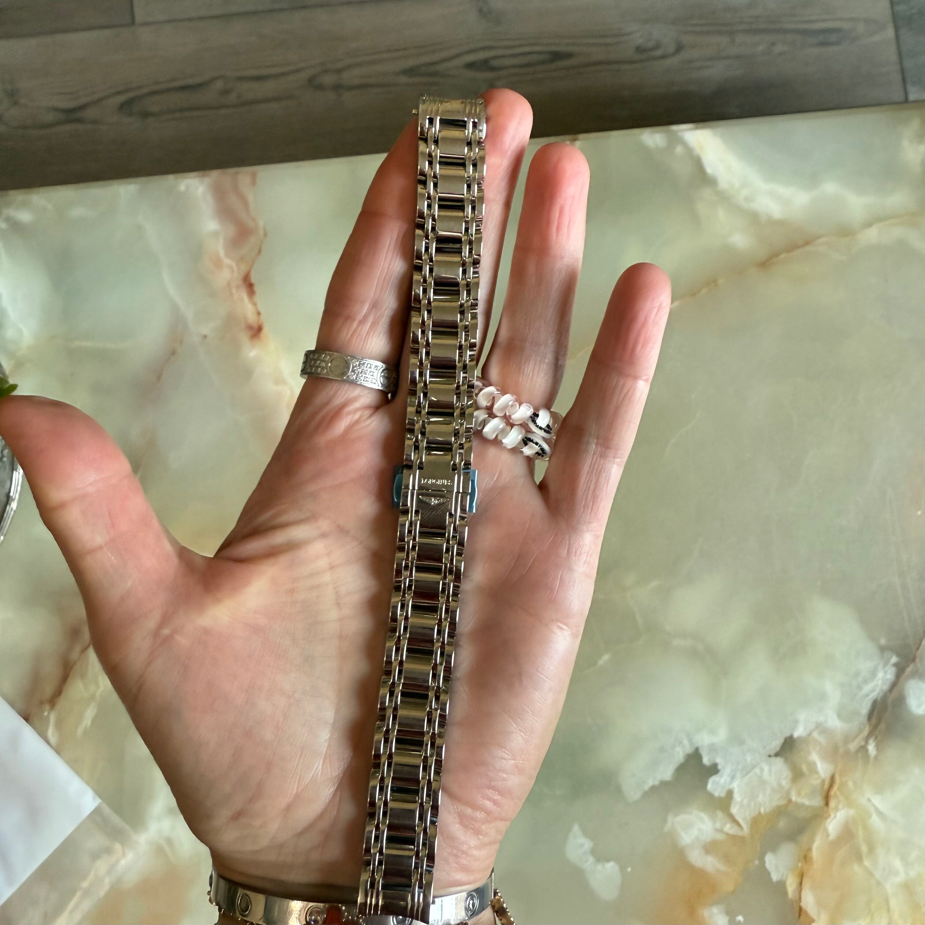 Authentic Longines Stainless Steel Watch Bracelet 15mm L600136978