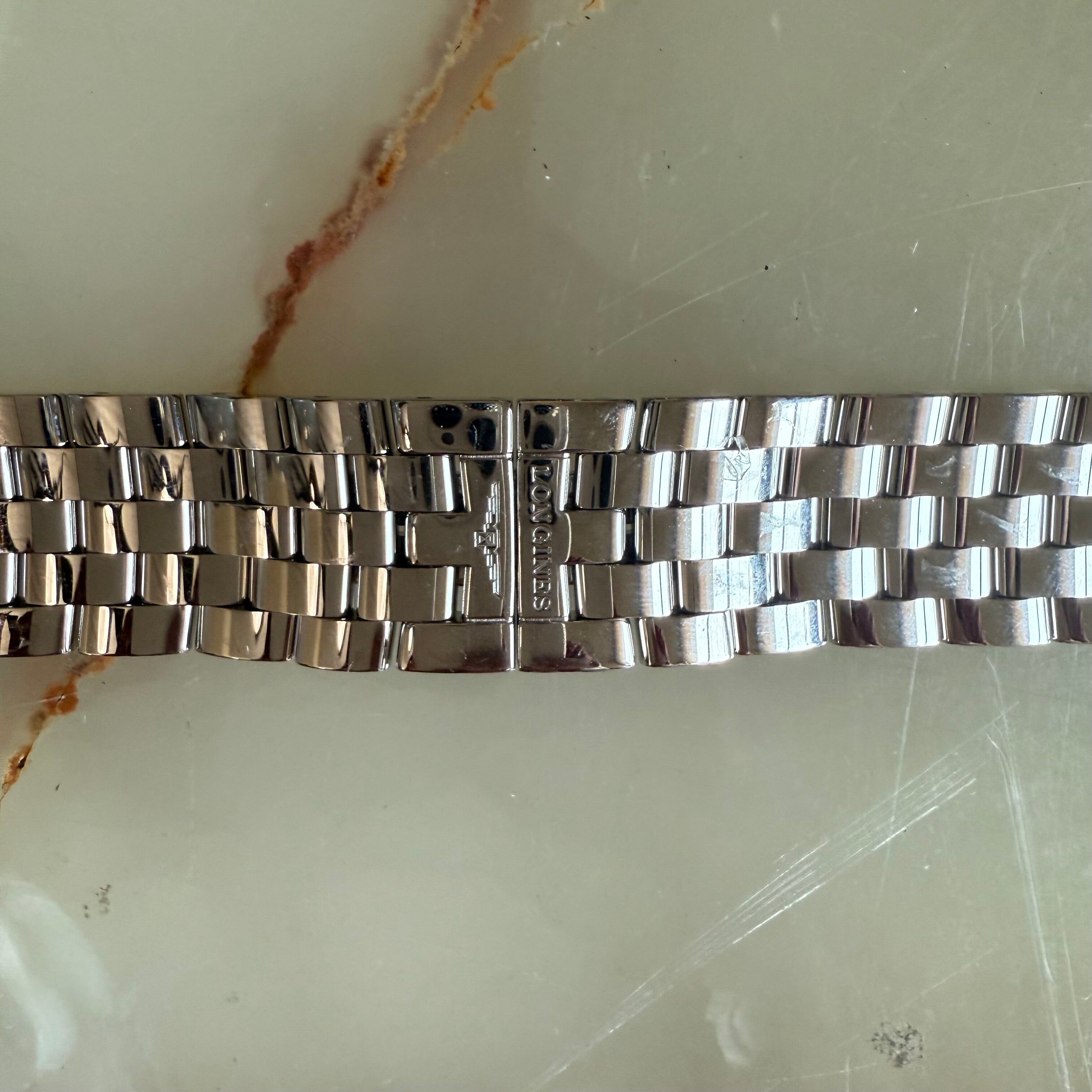 Authentic Longines Dolce Vita Stainless Steel Watch Bracelet 22mm L600075209