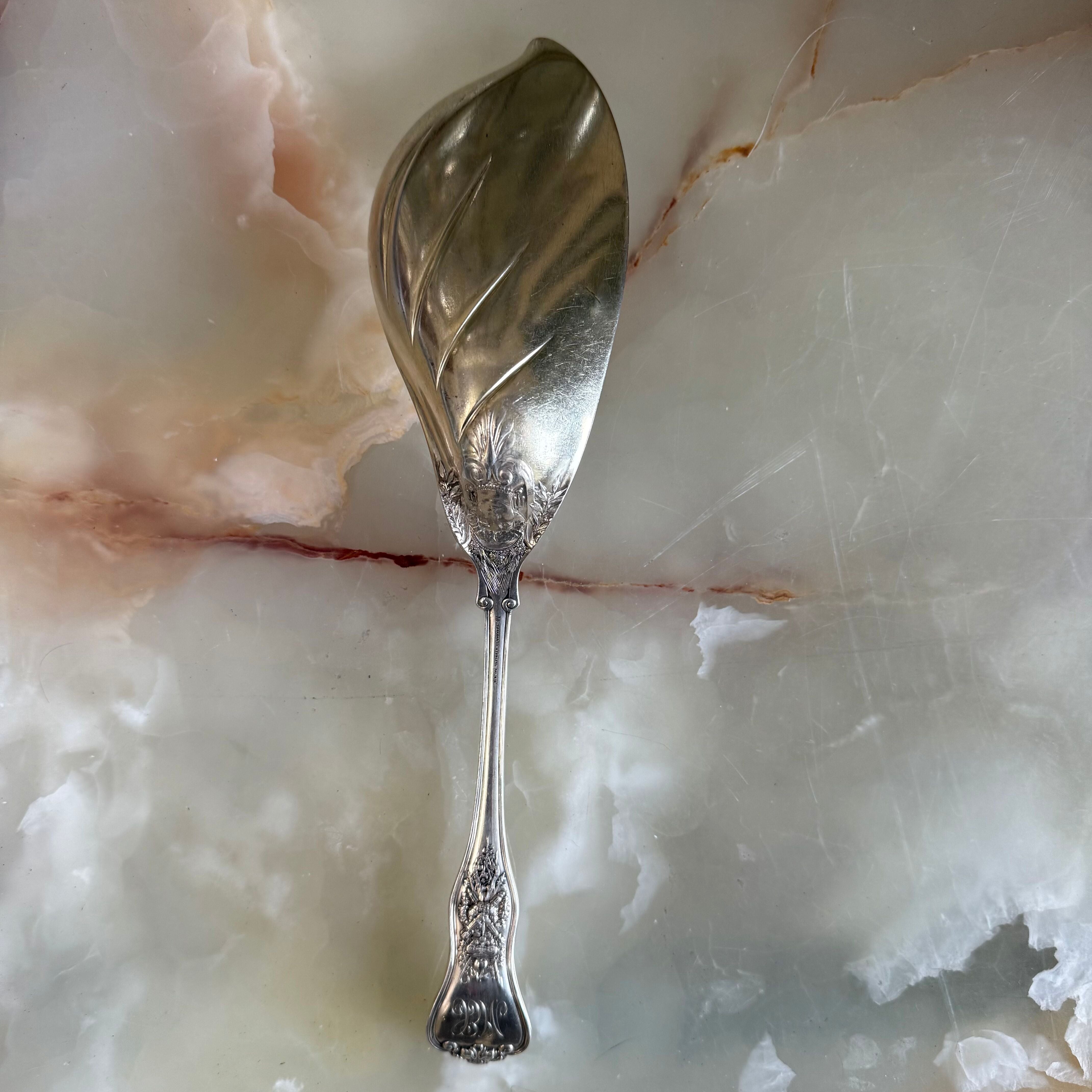 Tiffany & Co Olympian Sterling Silver Ice Cream Serving Spoon