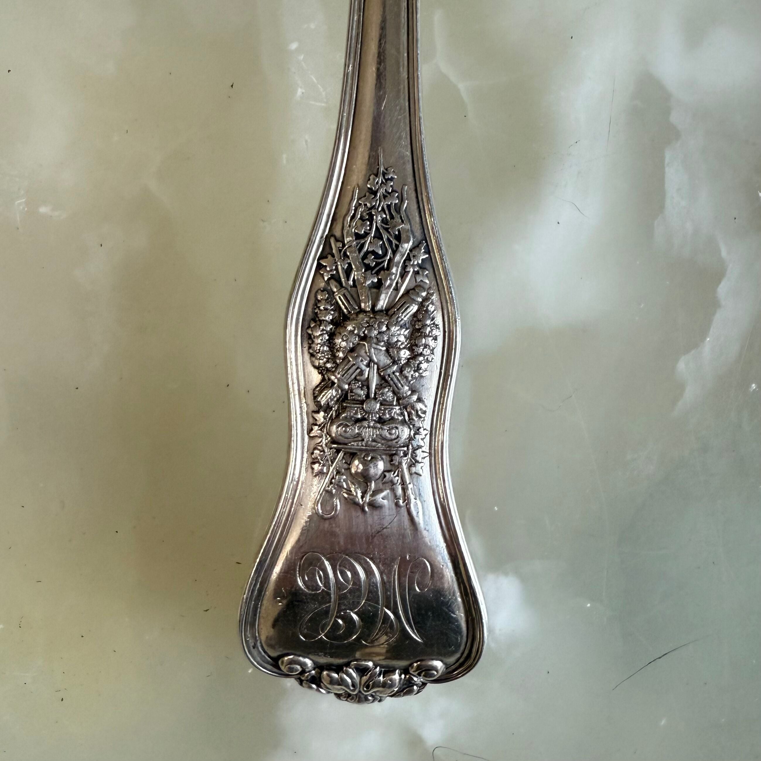 Tiffany & Co Olympian Sterling Silver Ice Cream Serving Spoon