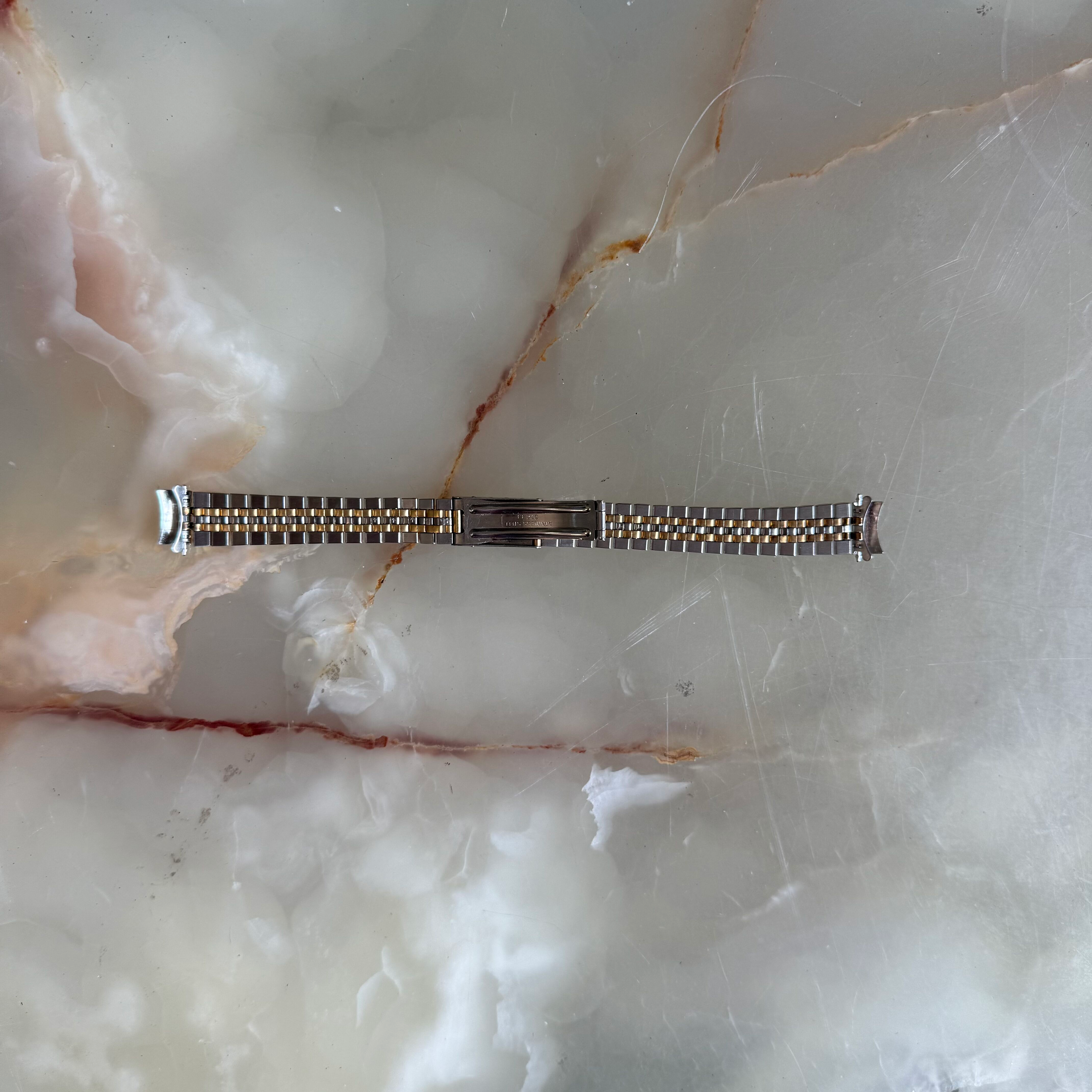 Authentic Longines Stainless Steel Two Ton Watch Bracelet 18mm